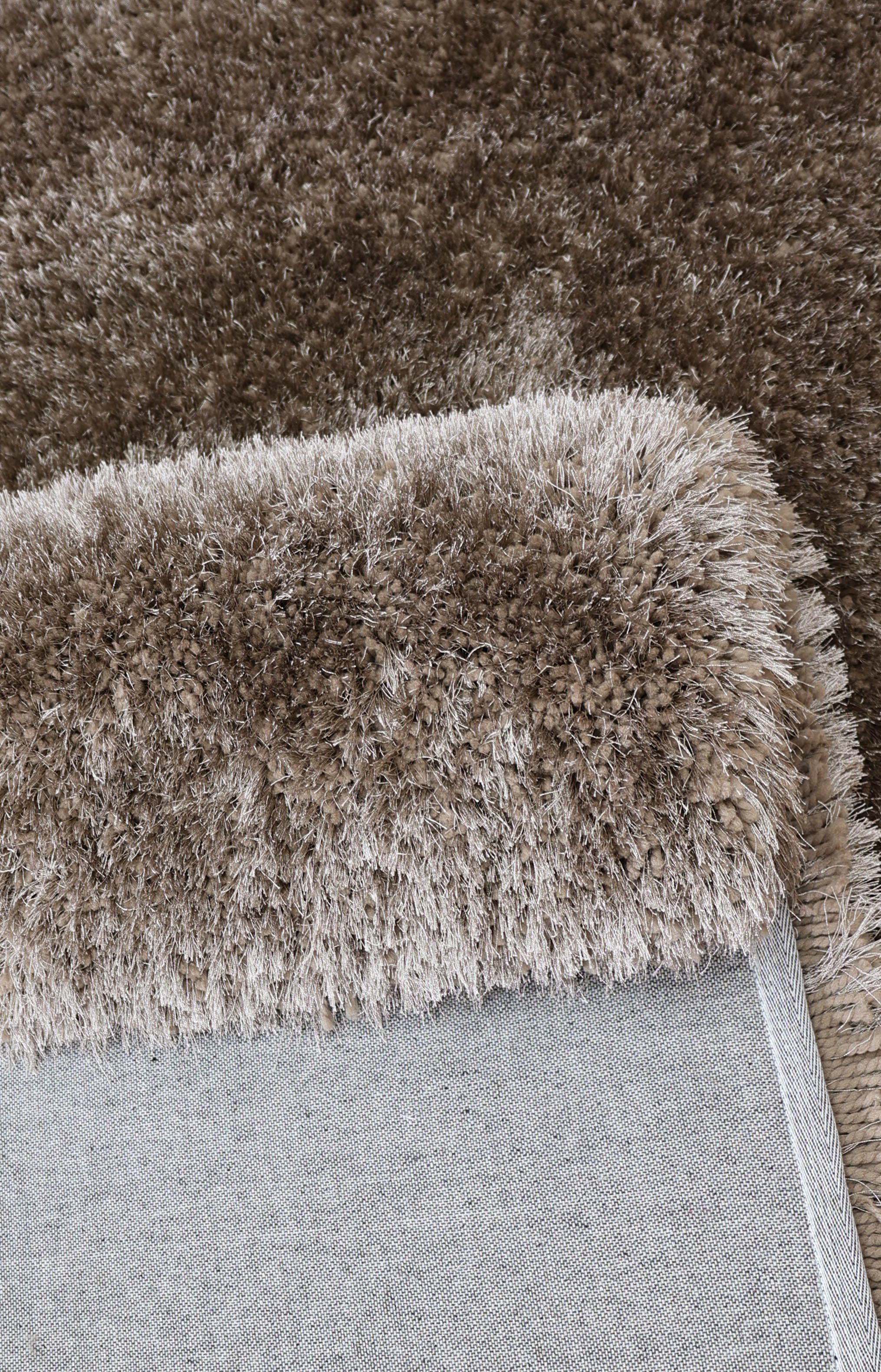 Leonique Hoogpolig vloerkleed Lasse, hoge pool, bijzonder zacht door microvezel Shaggy-look, gemêleerd garen, woonkamer, slaapkamer, kinderkamer