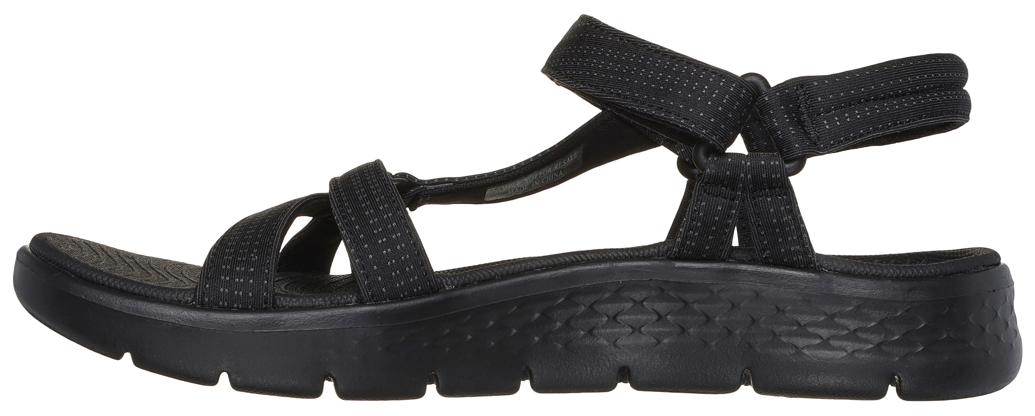 Skechers Sandalen GO WALK FLEX SANDAL-SUBLIME-X , zomerschoen, sandaal, klittenbandschoen, met goga mat voetbed