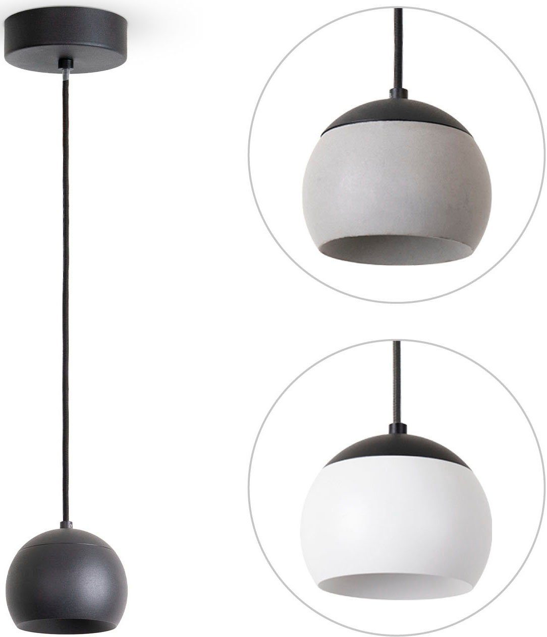 Paco Home Hanglamp Cleo LED pendellamp woonkamer hanglamp eetkamer keukenlamp bol