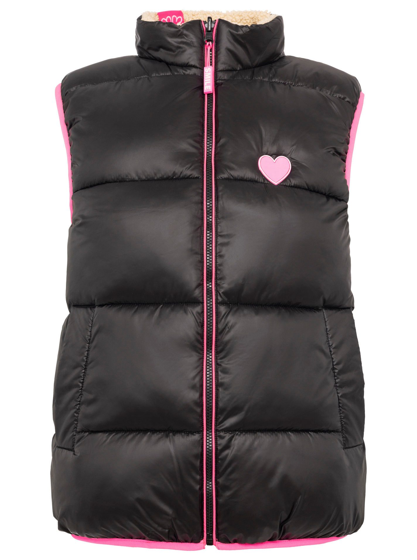 Zwillingsherz Reversible-gilet "Teddy Wendbar"