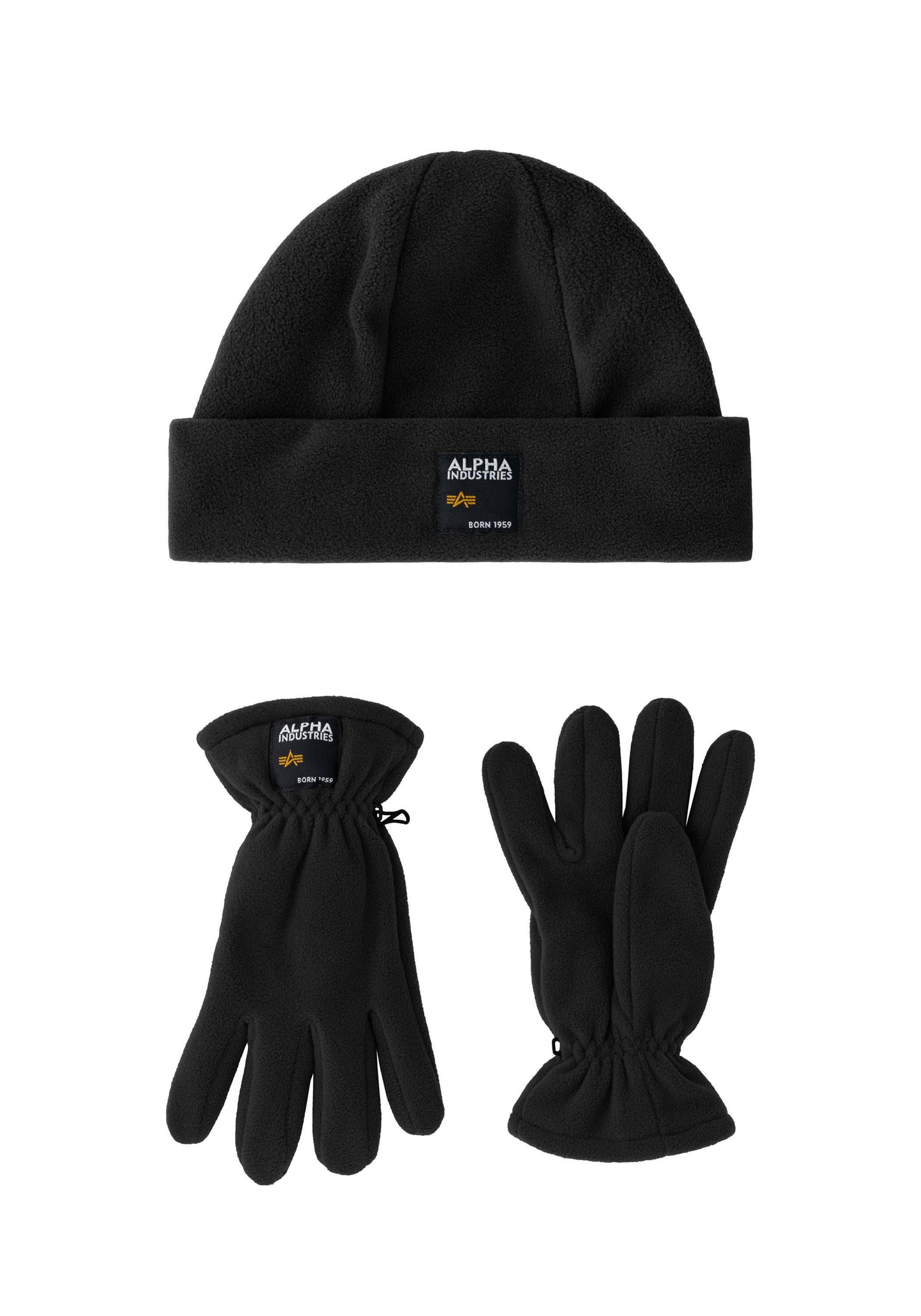 Alpha Industries Skimuts Alpha Industries Accessoires - Scarves Label Fleece Set dames mutsen maat L/XL