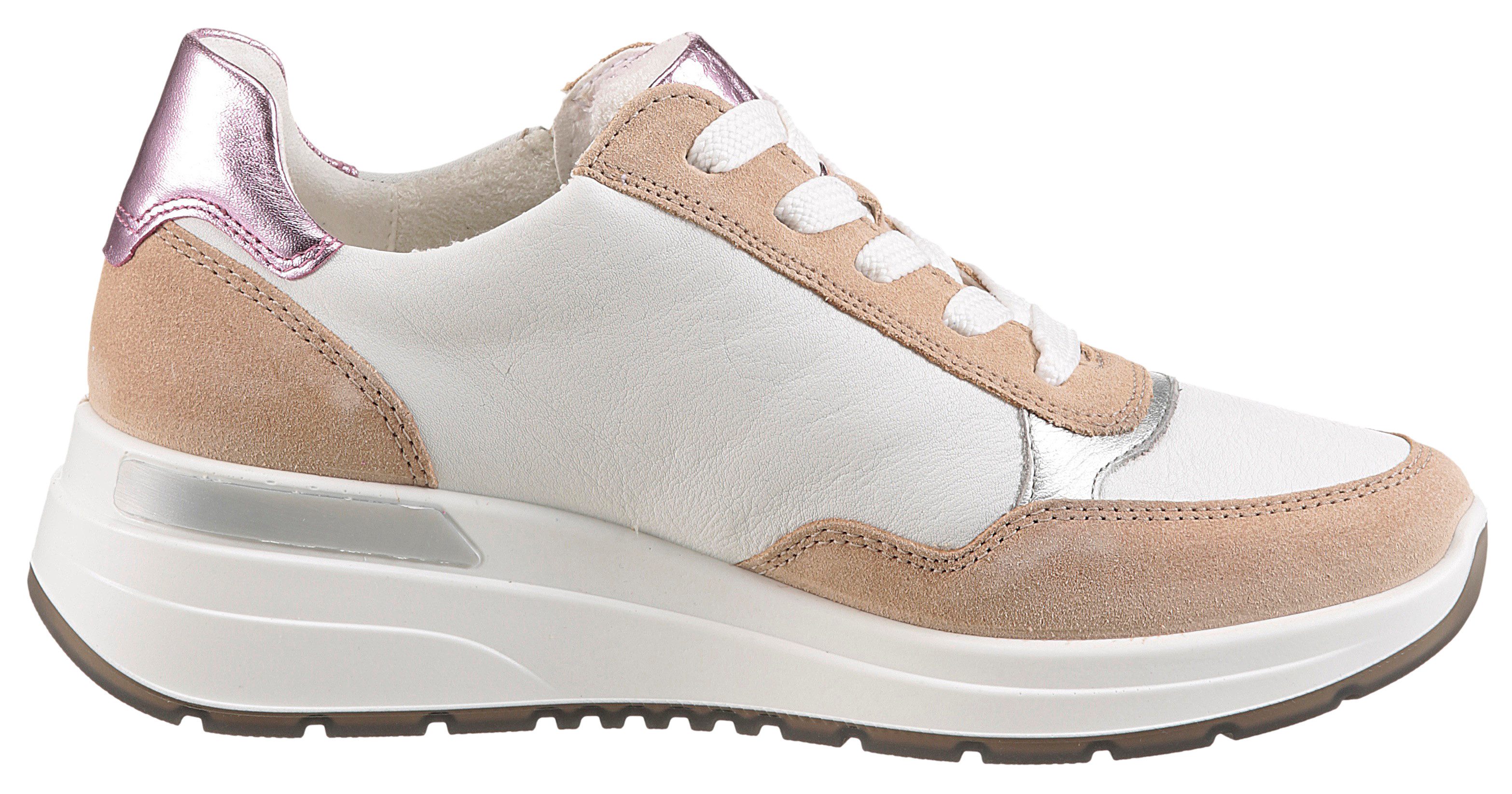 Ara Sneakers met sleehak Garda , sleehaksneaker, sleehaksneaker met verwisselbaar voetbed in h-breedte