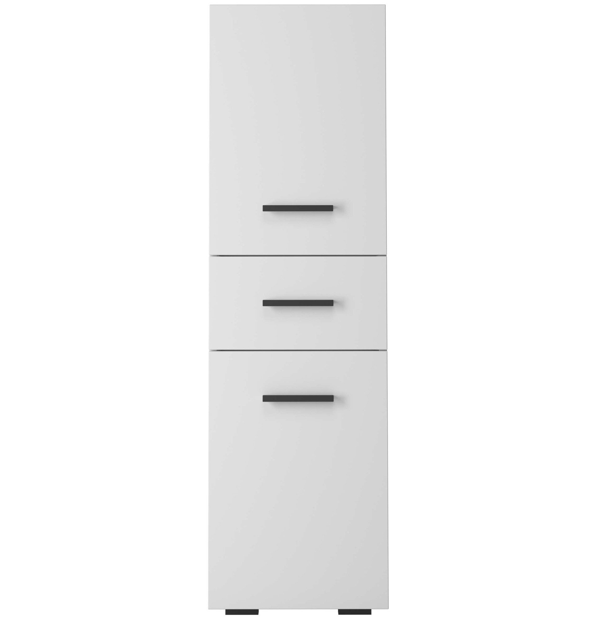 INOSIGN Halfhoge kast Skara verstelbare planken achter elke deur, breedte 38 cm, hoogte 130 cm