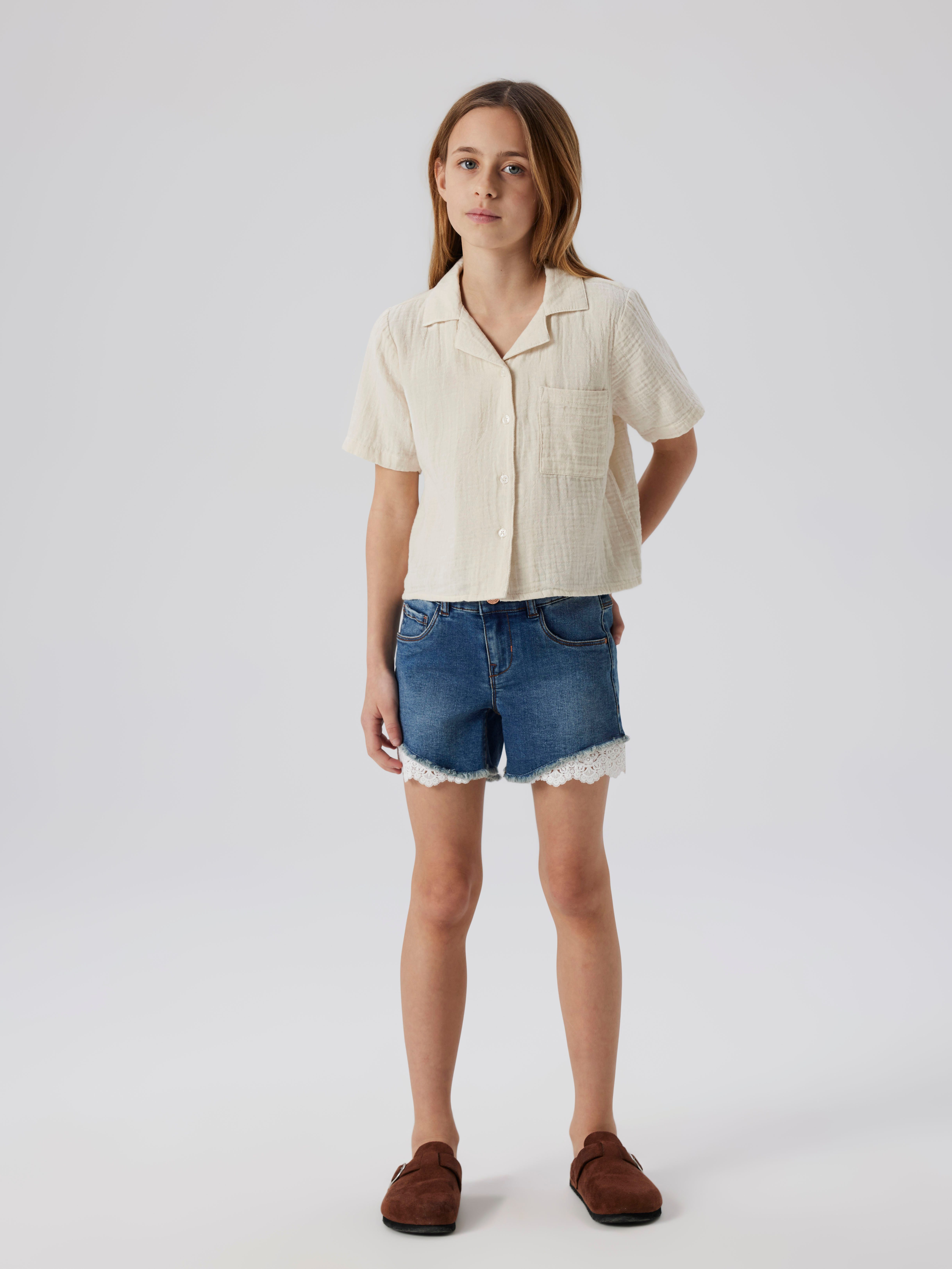 Name It Short NKFSALLI SLIM DNM SHORTS 5372-HA NOOS