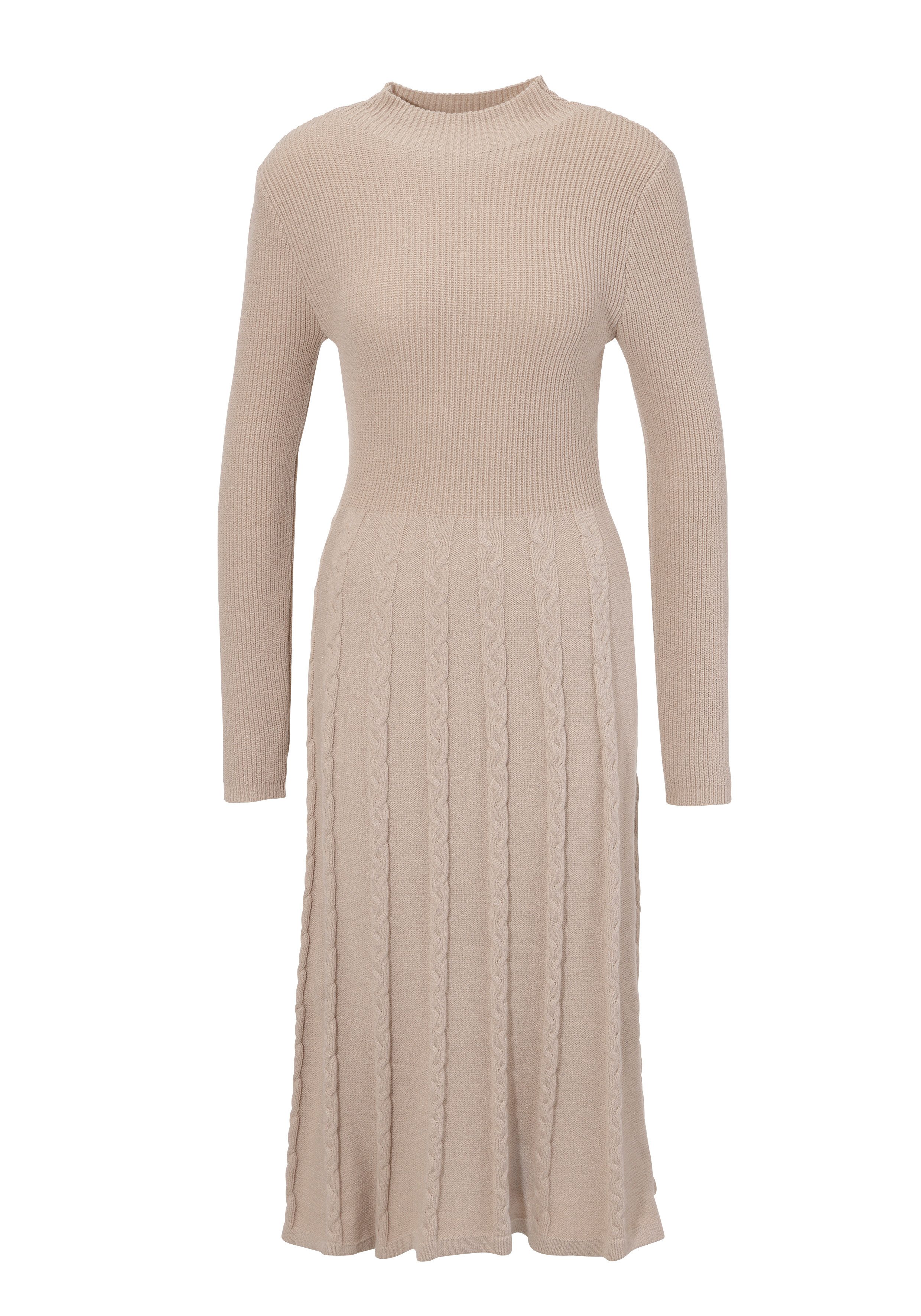 Aniston SELECTED Gebreide jurk met kabelmotief