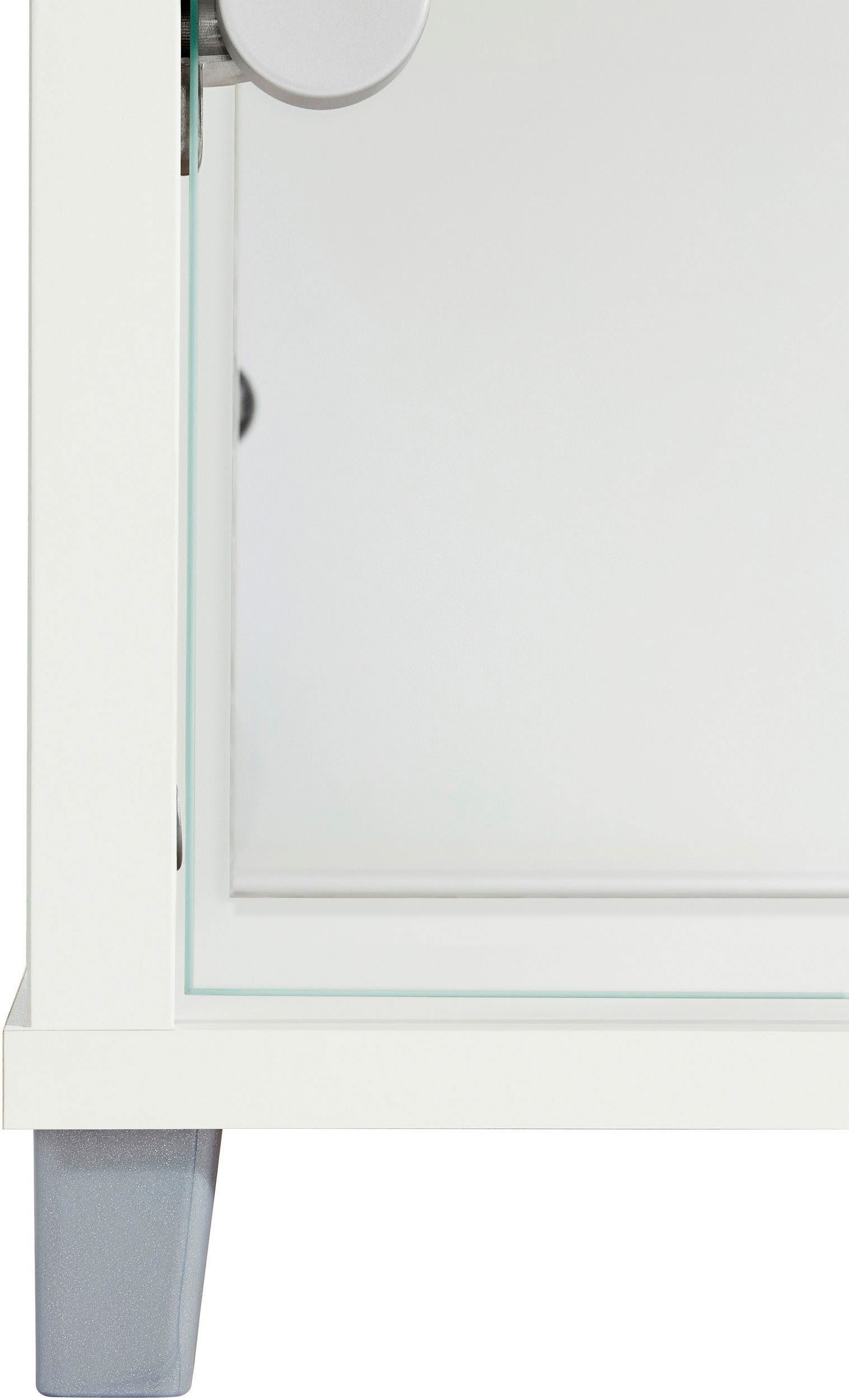 fif möbel Vitrinekast OPTIMA Staande vitrine, glazen deuren, 7 planken, LED, veelzijdig, perfect voor verzamelaars