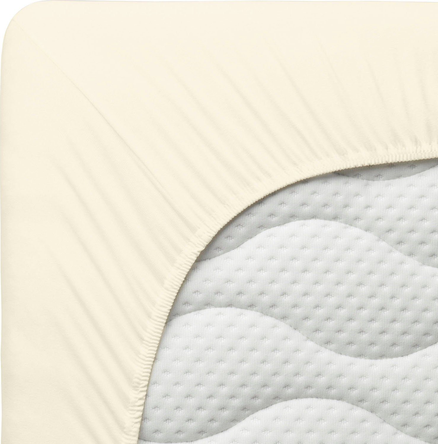 Schlafgut Hoeslaken Premium Zero Waste verpakking, PREMIUM kwaliteit (1 stuk)