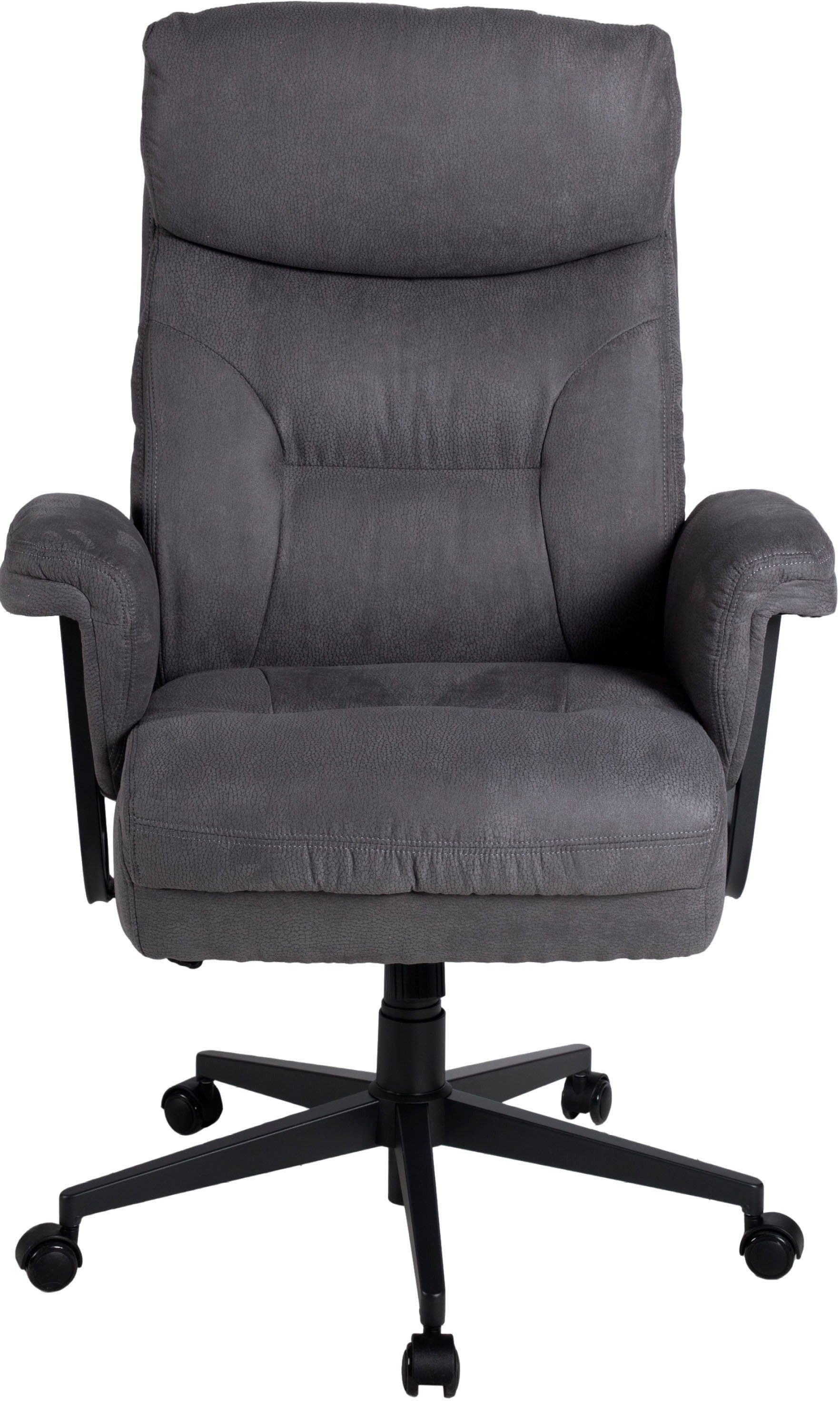 Duo Collection Bureaustoel Tiago XXL Belastbaar tot 150 kg, pocketveren kern in de zitting