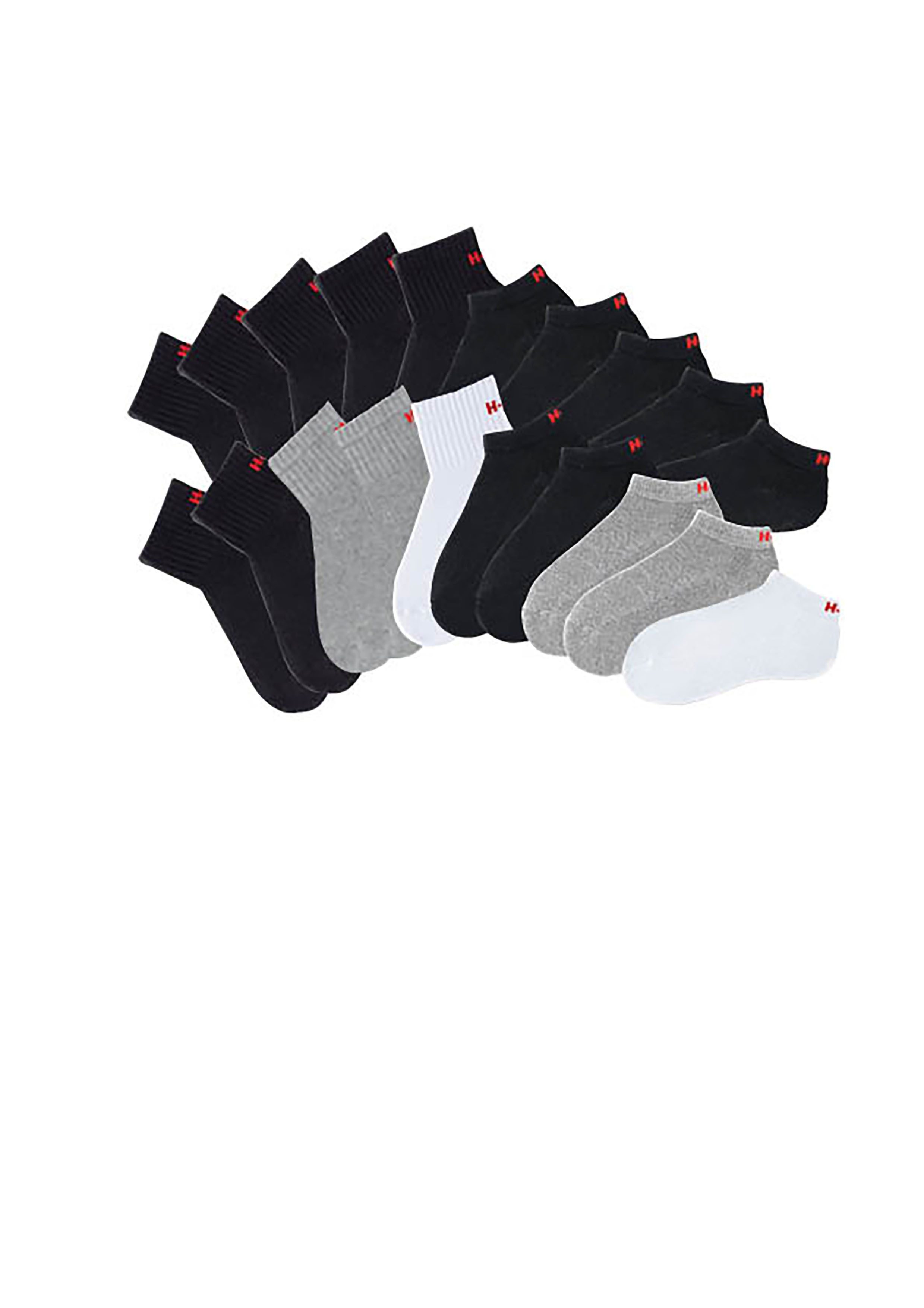 H.I.S Korte sokken en sneakersokken met frotté (set, 20 paar)