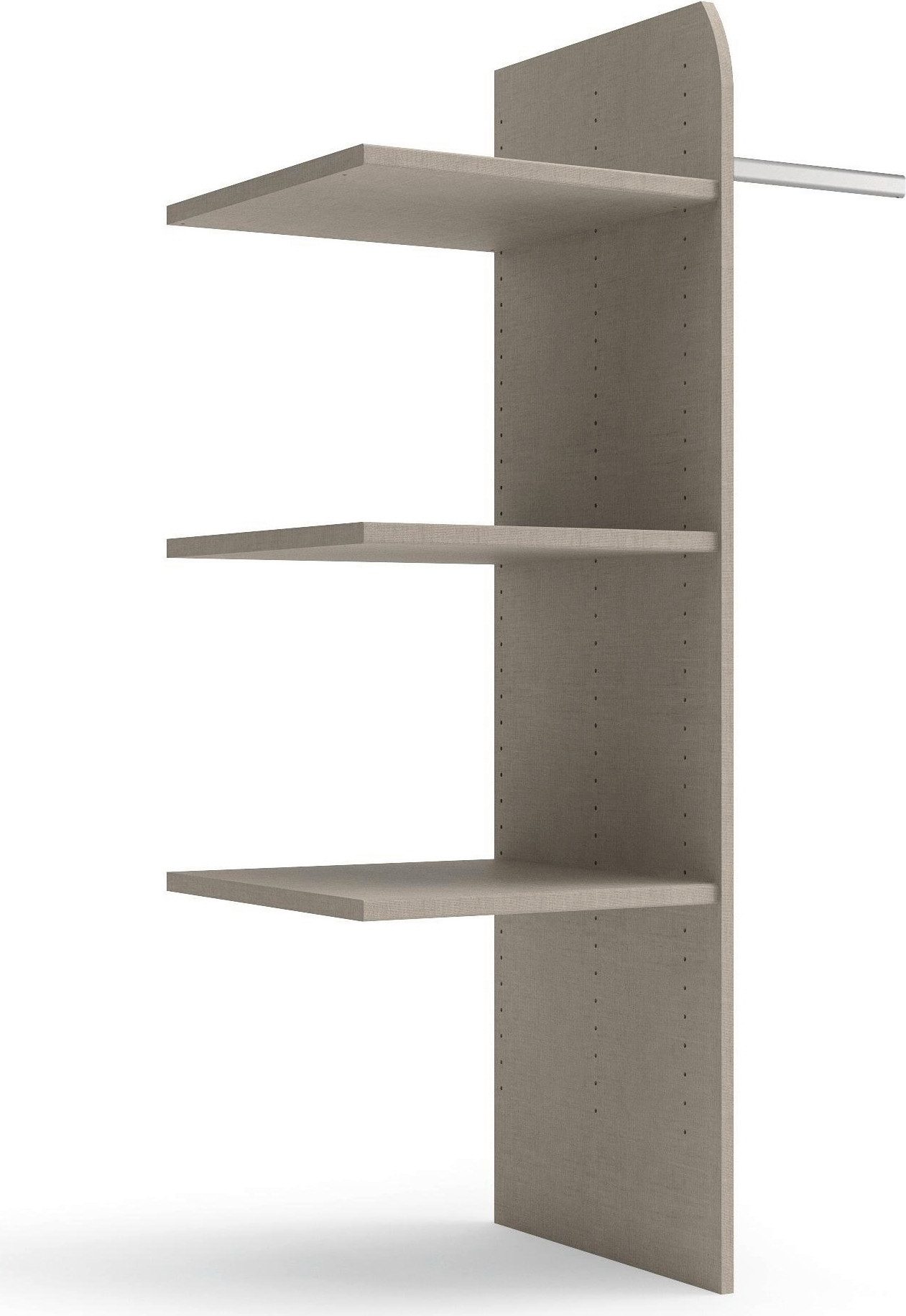 rauch Indeling Accessoires voor rookkasten ORANJE/ZWART, met 3 legplanken en 1 kledingstang, breedte 78 cm, diepte 50 cm accessoires grijs