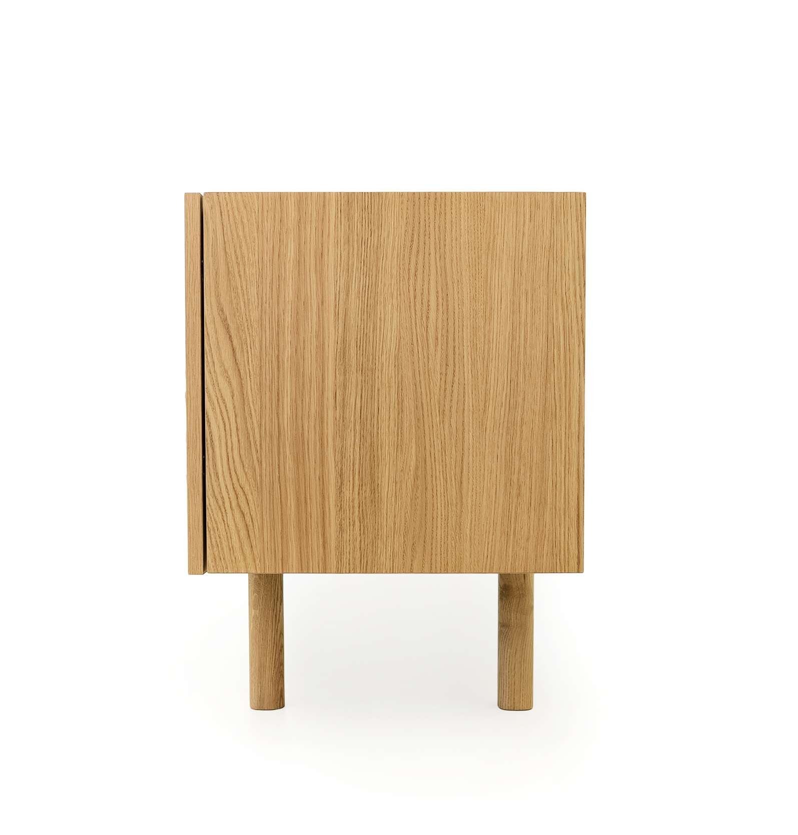 Woodman Dressoir PORTO Commode, decoratieve frezingen, met eikenhoutfineer, breedte 175 cm