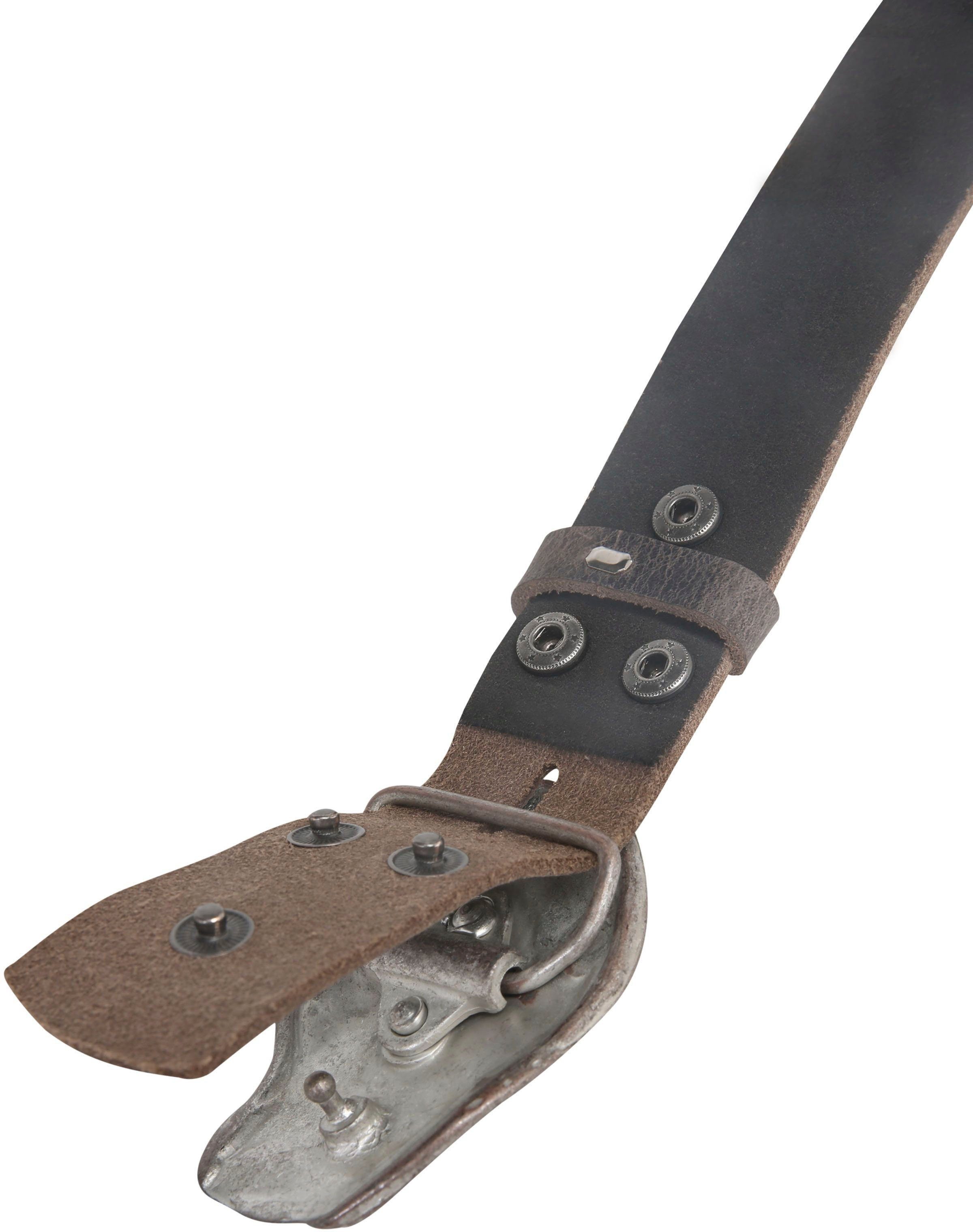 RETTUNGSRING by showroom 019° Leren riem