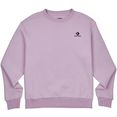converse sweatshirt womens embroidered star chevron pullover hoodie bb roze