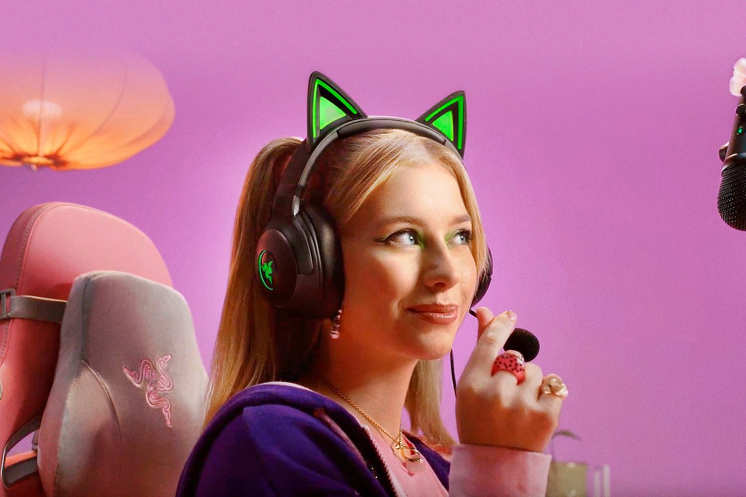 RAZER Hoofdtelefoon Kraken Kitty V2