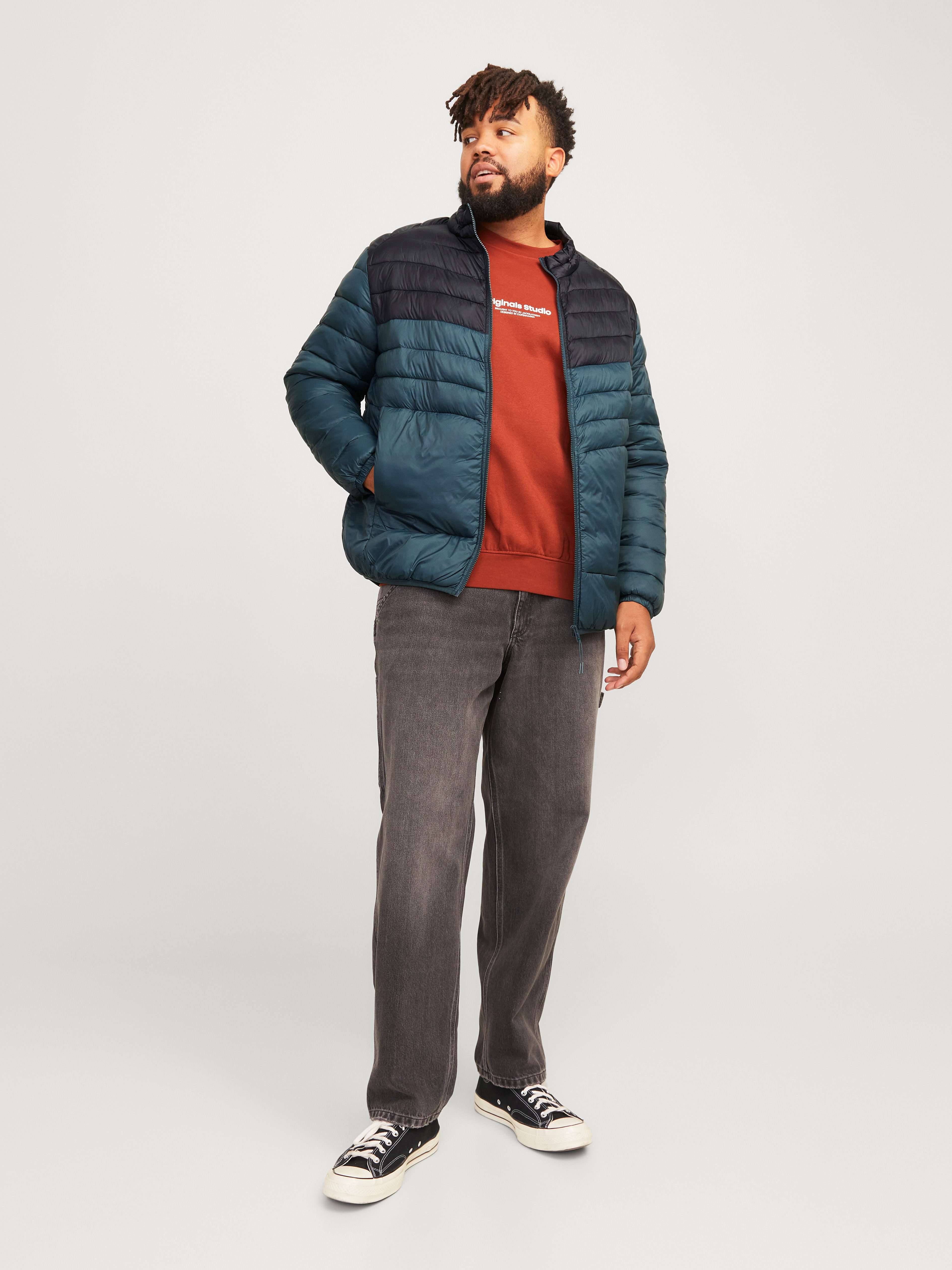 Jack & Jones PlusSize Gewatteerde jas JJESPRINT PUFFER COLLAR NOOS PLS