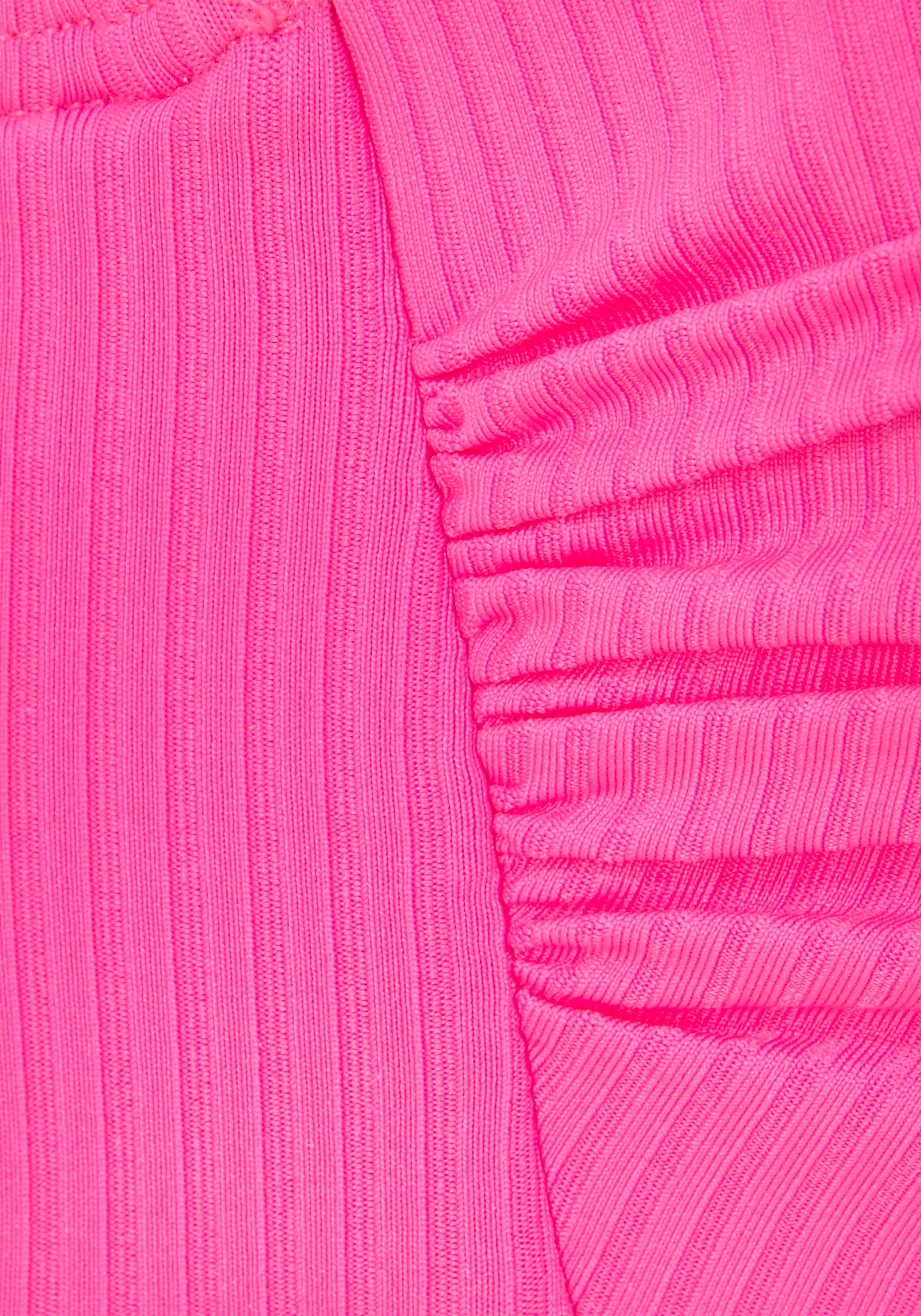 Venice Beach Bandeau-bikinitop Lucky van geribbelde structuurstof