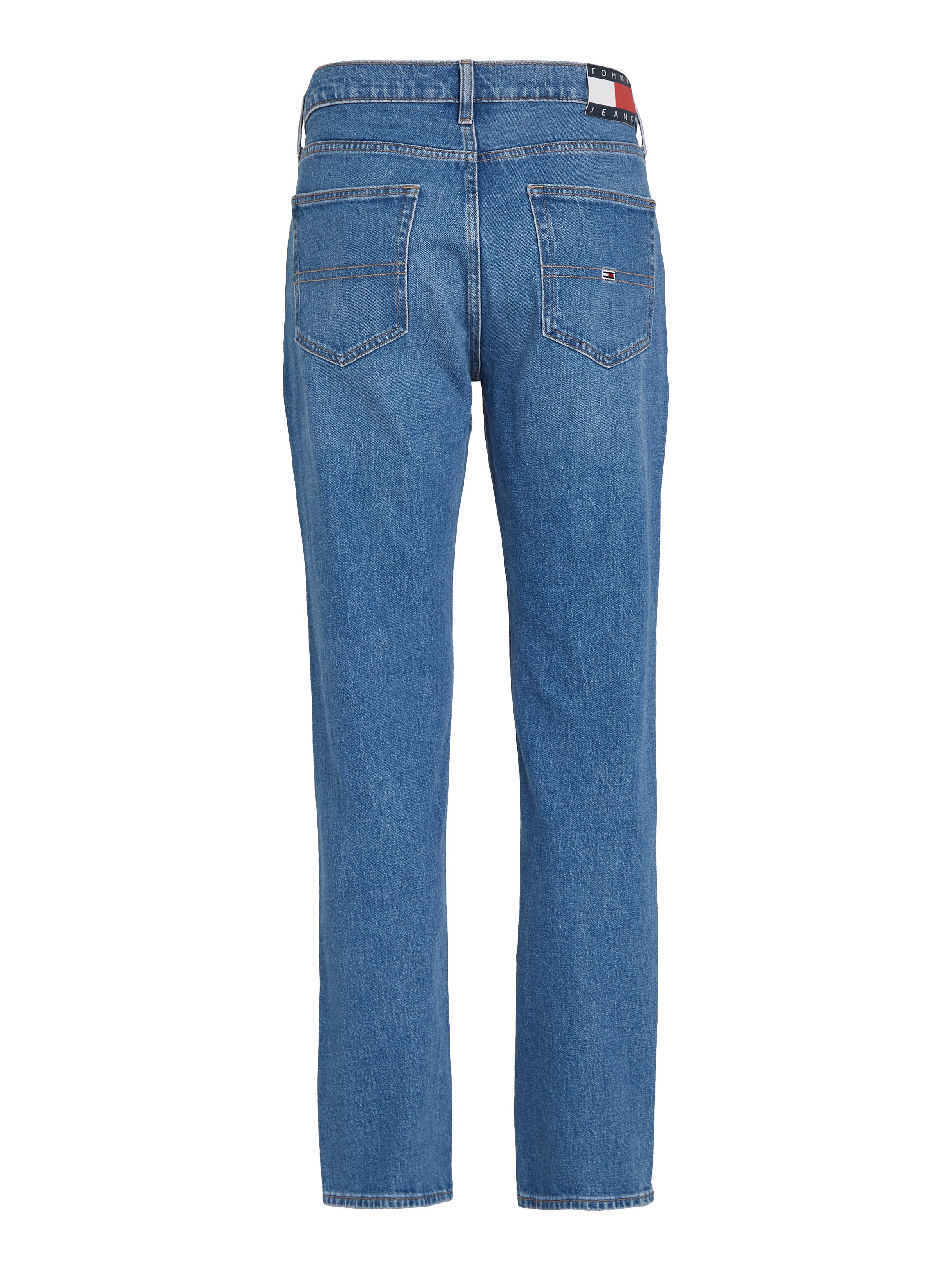 TOMMY JEANS Slim fit jeans RYAN SLIM STRAIGHT met gestempeld logo