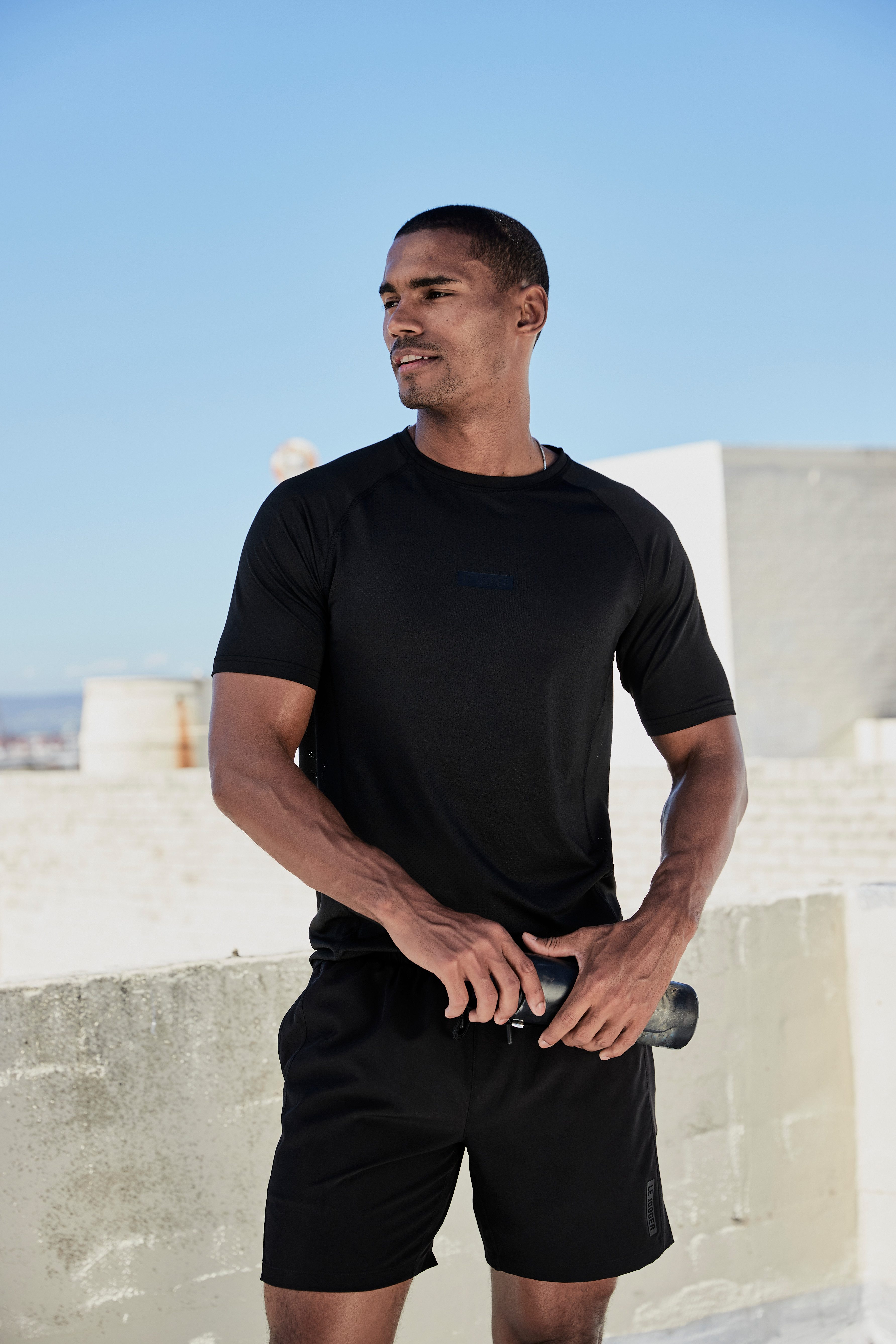 le jogger® Short met zijmesh-inzet en ritszakken