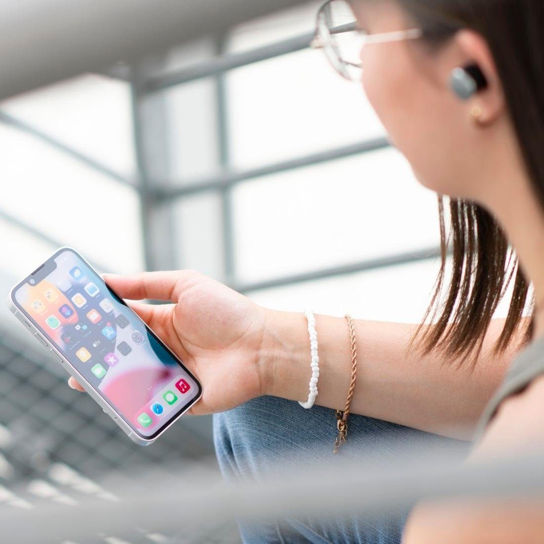 Hama Bluetooth-hoofdtelefoon Spirit pure True wireless, in-ear BT hoofdtelefoon draadloos Finger-Touch Sensor, volumeregeling, antwoordknop, stembediening