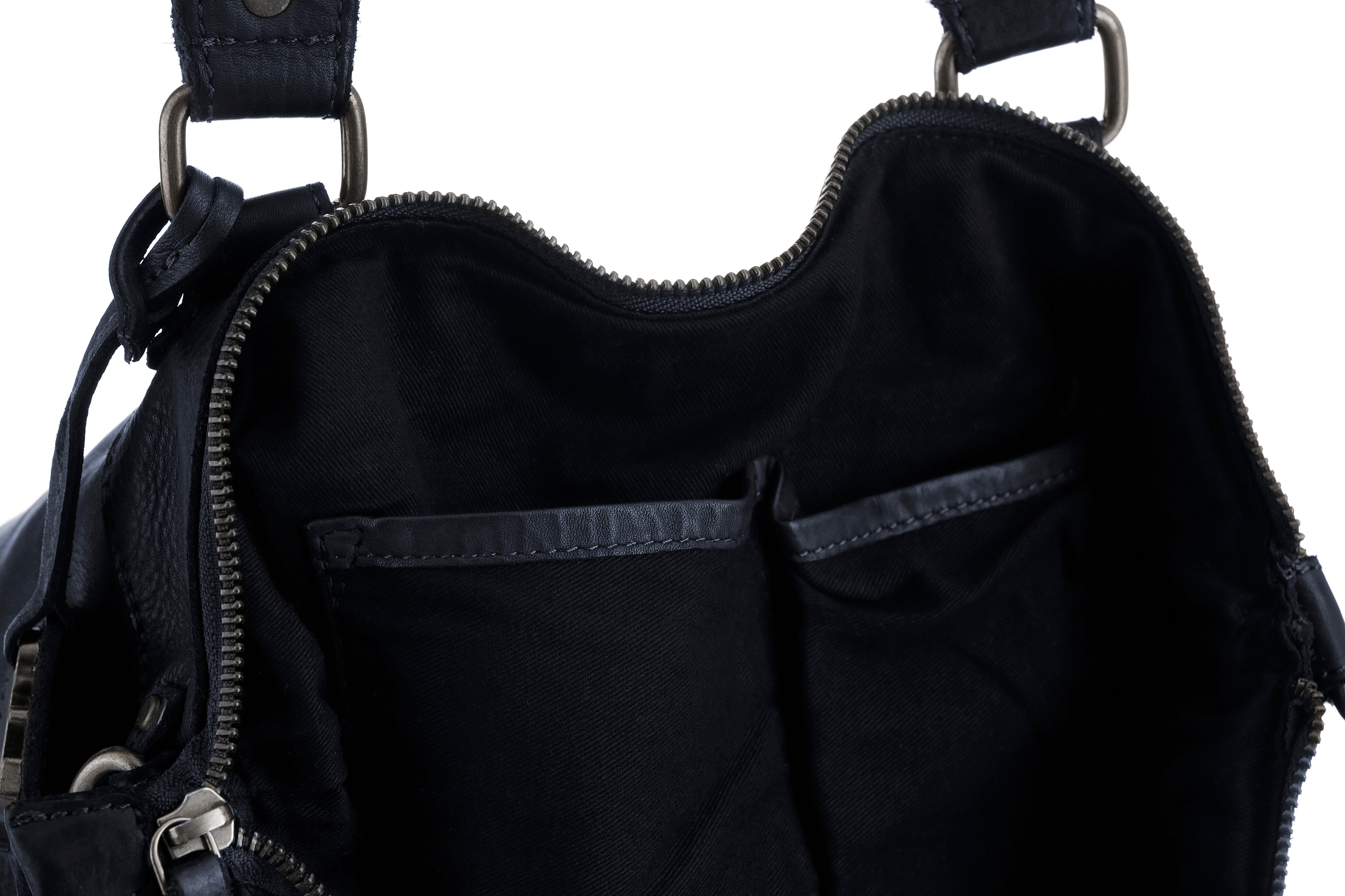 HARBOUR 2nd Shopper Bianca van leer met kenmerkende merk-anker-label en sierhanger