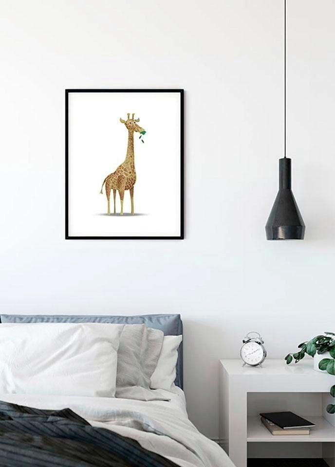 Komar Poster Cute animal giraf Hoogte: 50 cm