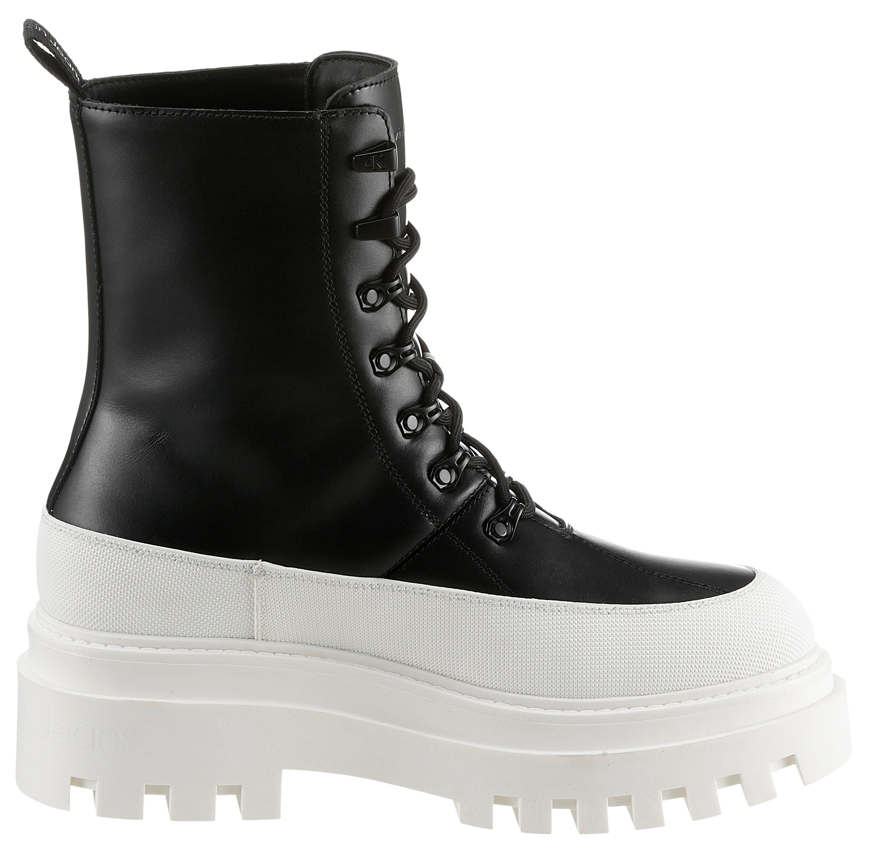 Calvin Klein Veterlaarsjes FLATFORM LACE UP BOOT LTH