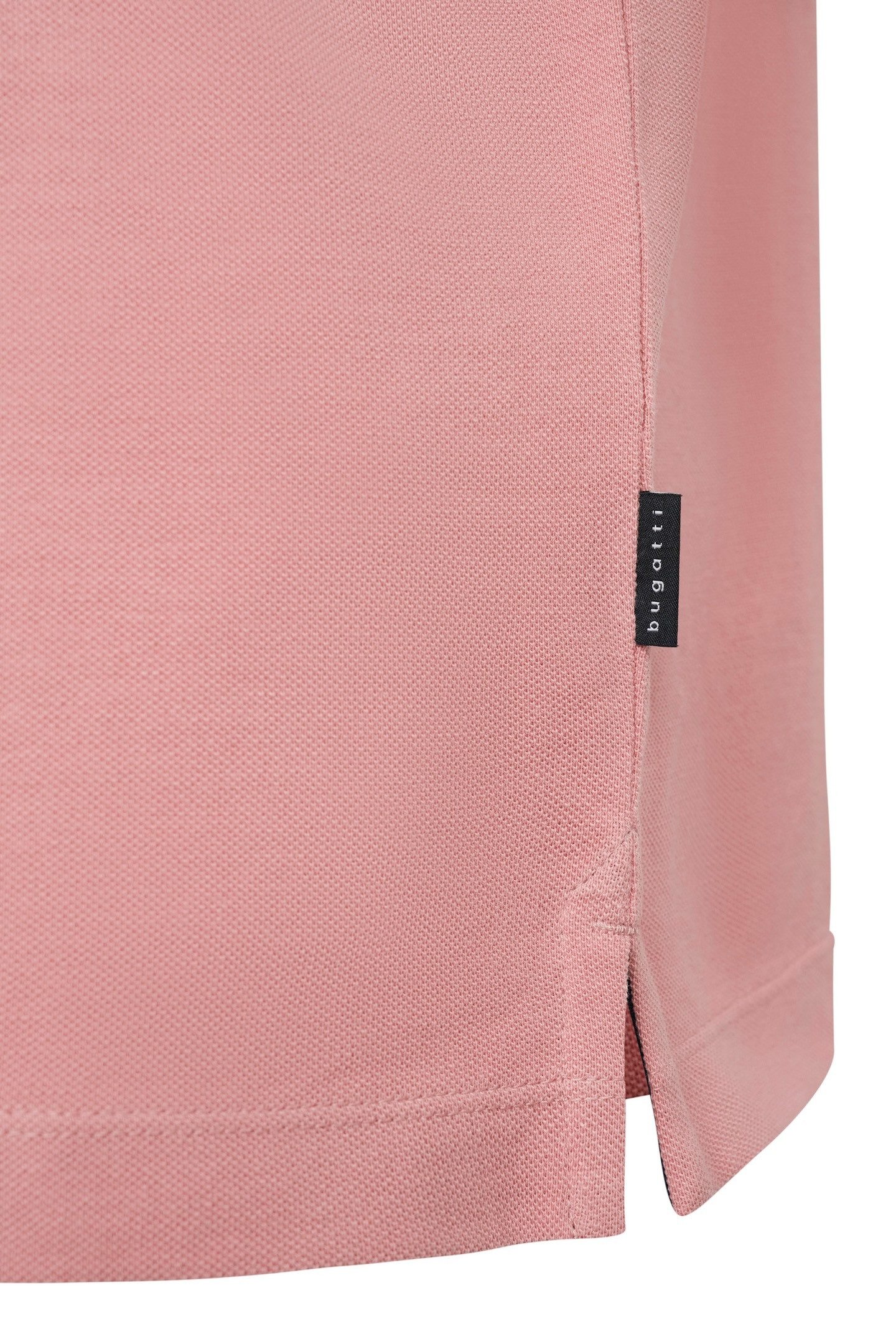 Bugatti Poloshirt met contraststrepen en borstborduursel