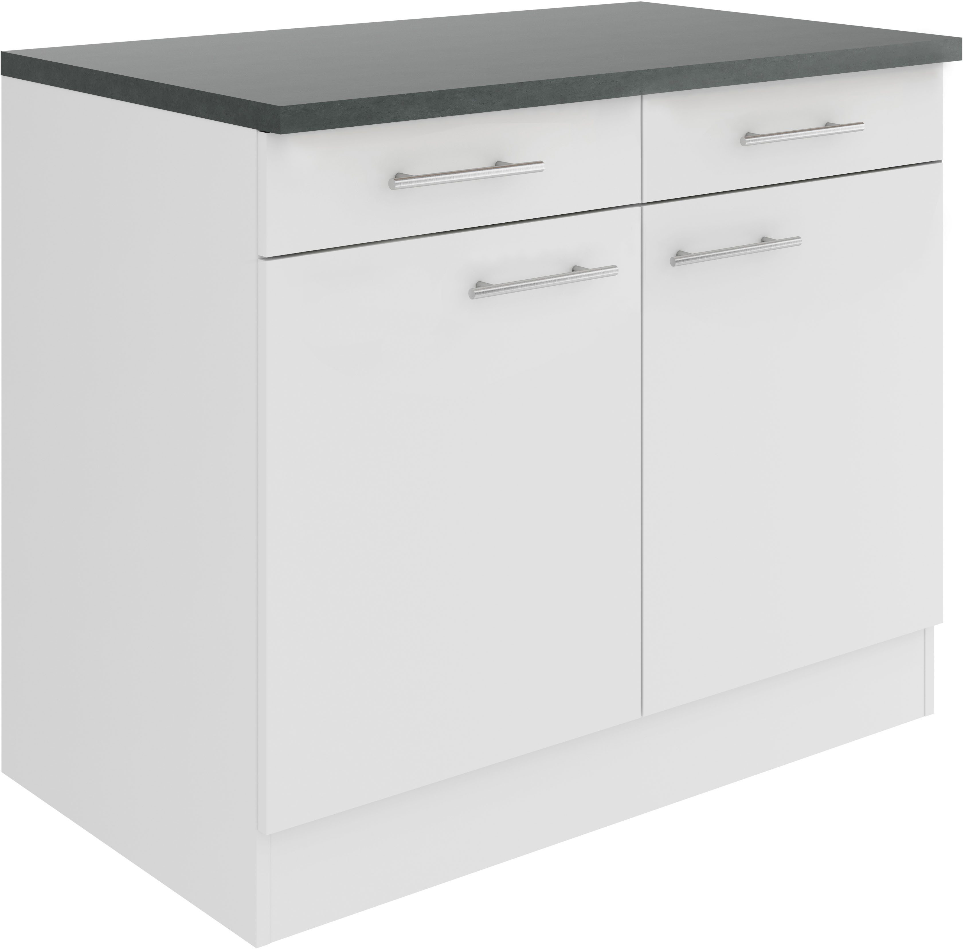 OPTIFIT Onderkast Bella Breedte 100 cm, met 2 deuren en 2 lades