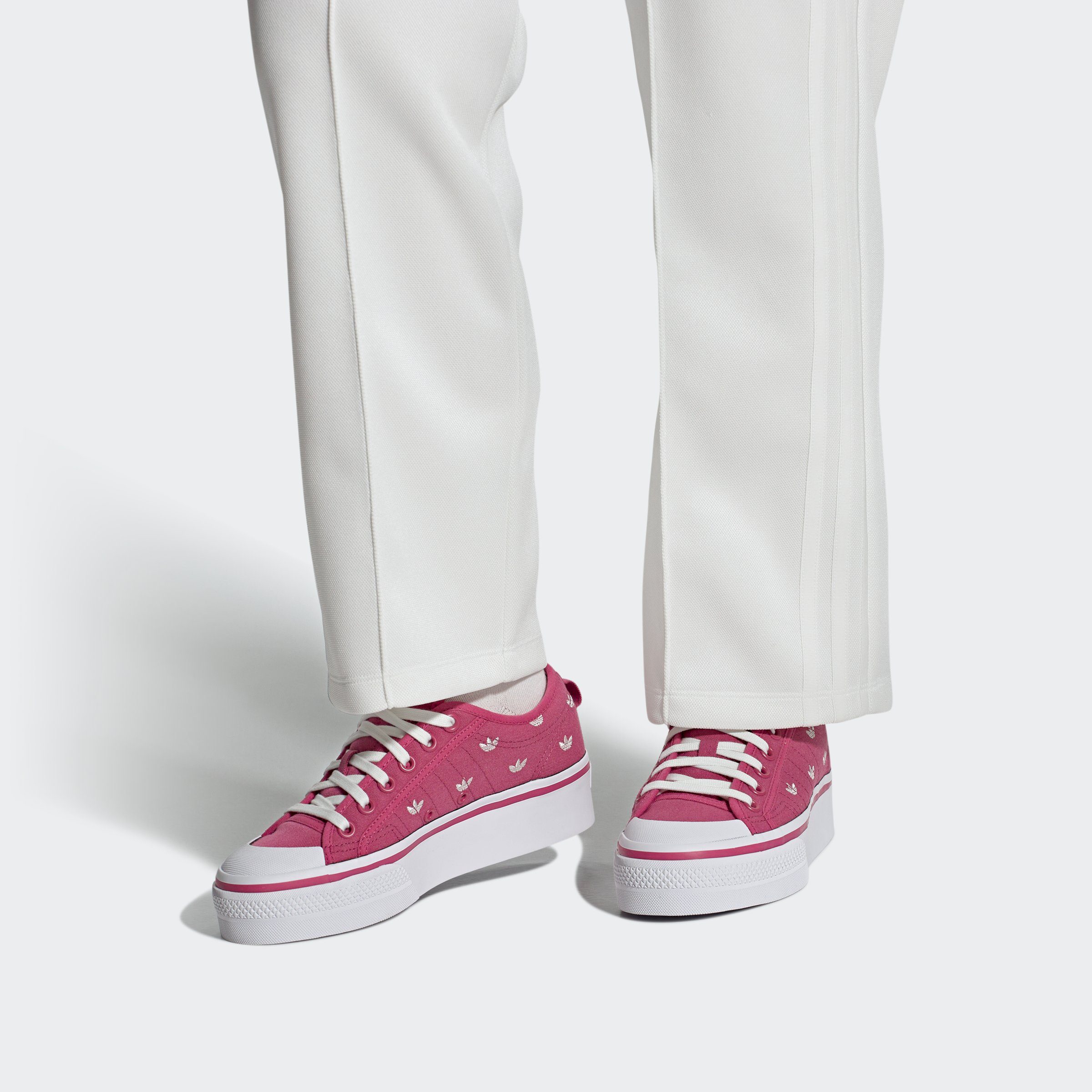 adidas originals sneakers nizza platform roze