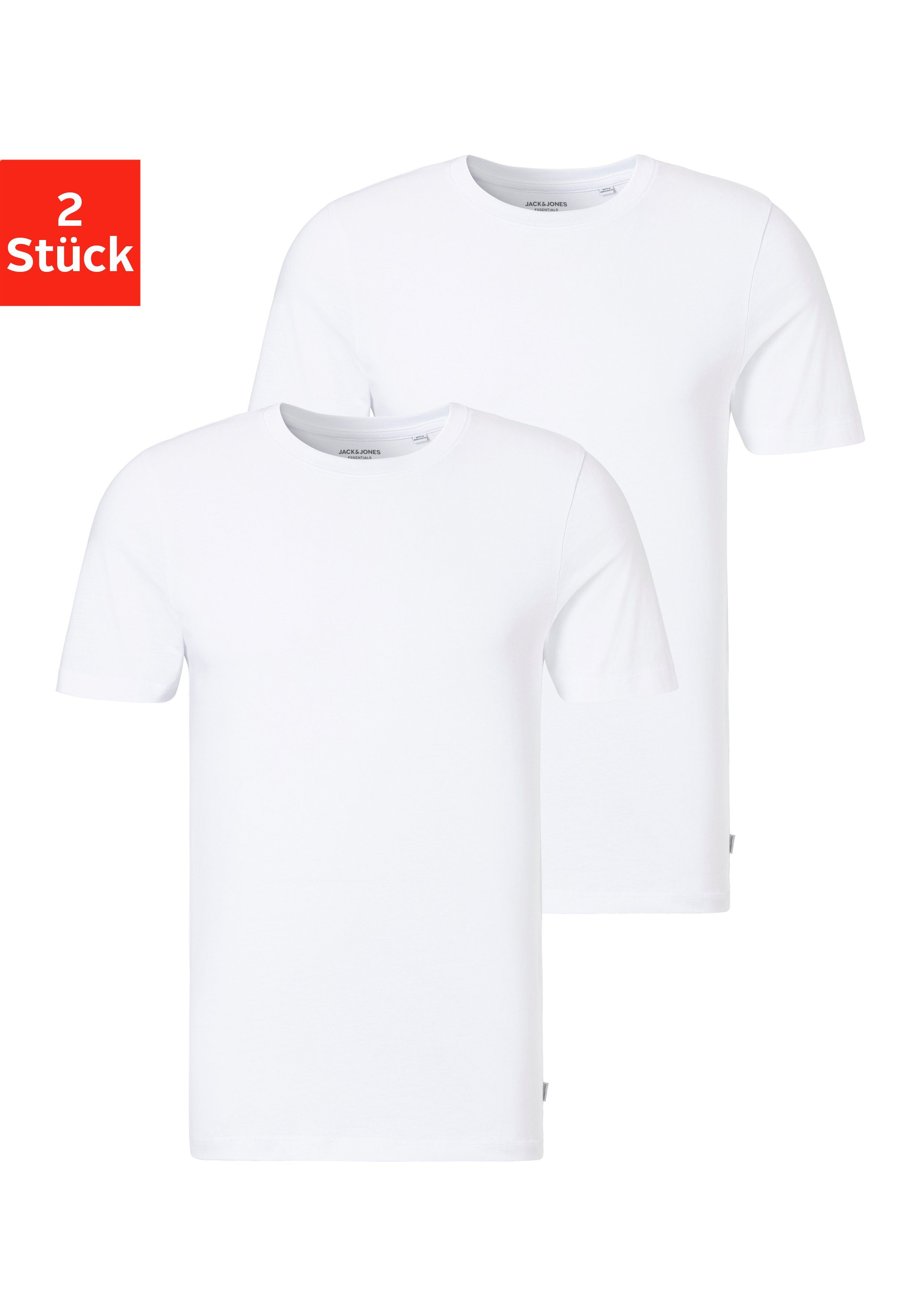 Jack & Jones-t-shirt jacBasic in wit