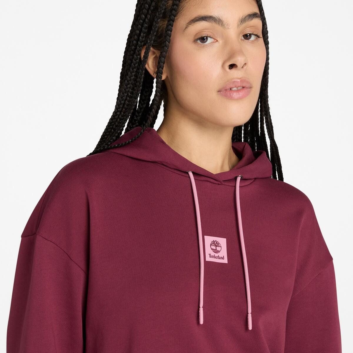 Timberland Hoodie STACK LOGO Loop Back Hoodie (1-delig)