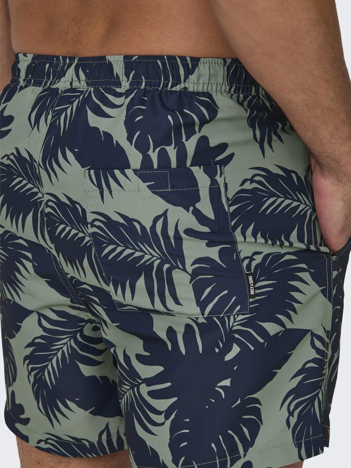 ONLY & SONS Zwemshort ONSTED LIFE SWIM SHORT FLOWER AOP 2