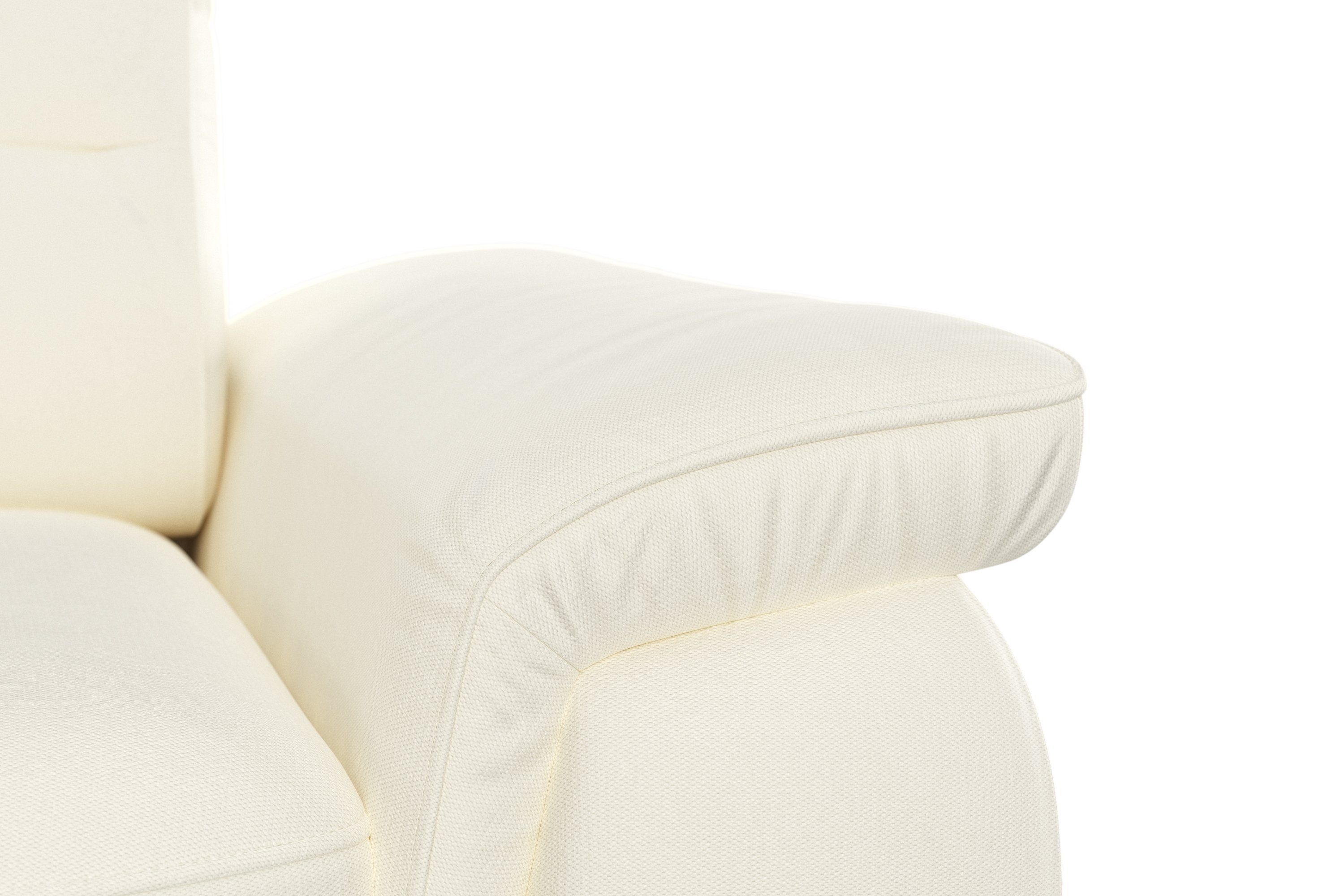 sit&more Hoekbank Sinatra L-vorm optioneel met verstelbare hoofdsteun en armleuning, metalen poten