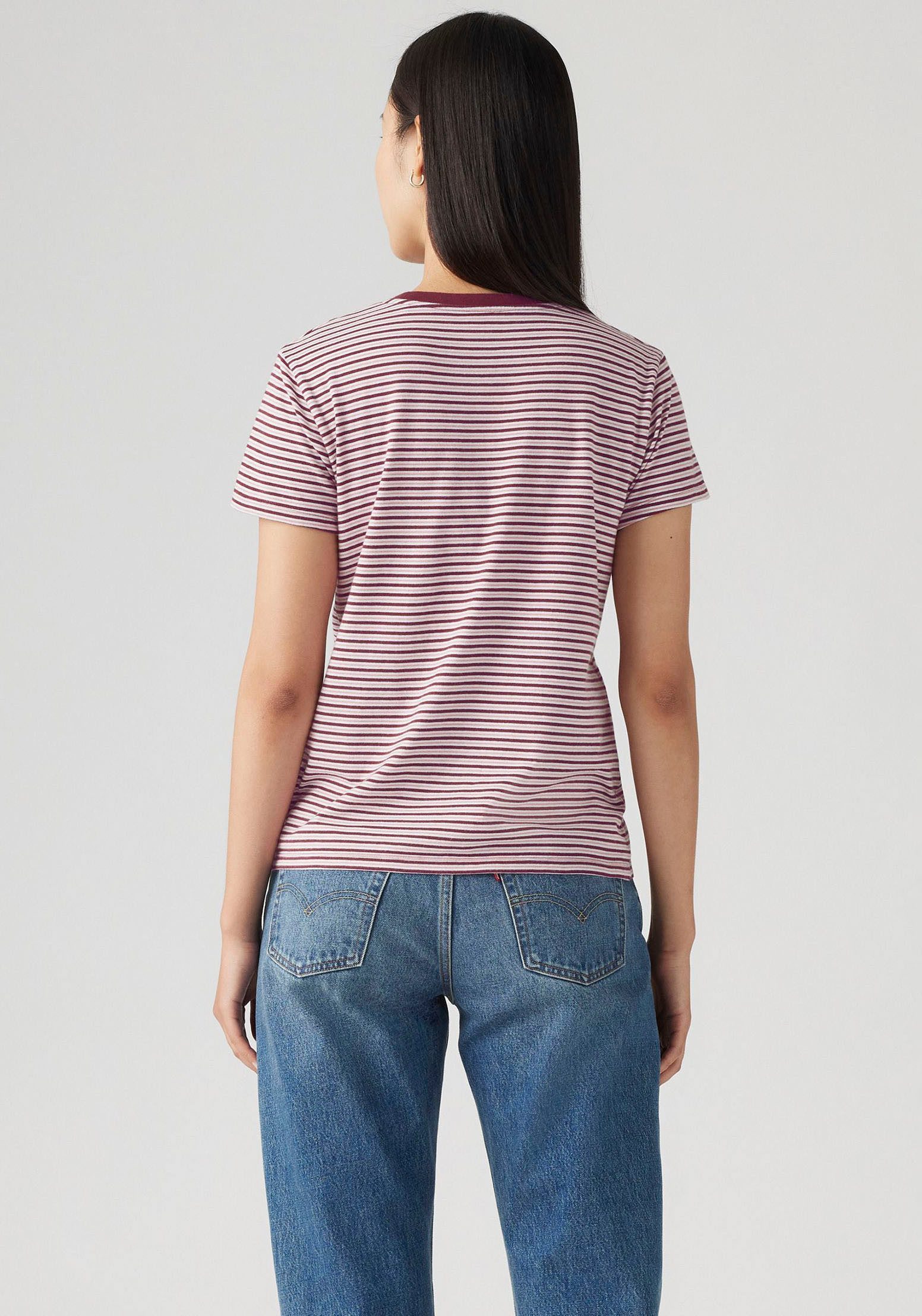 Levi's® T-shirt The Perfect Tee met klein logoborduursel