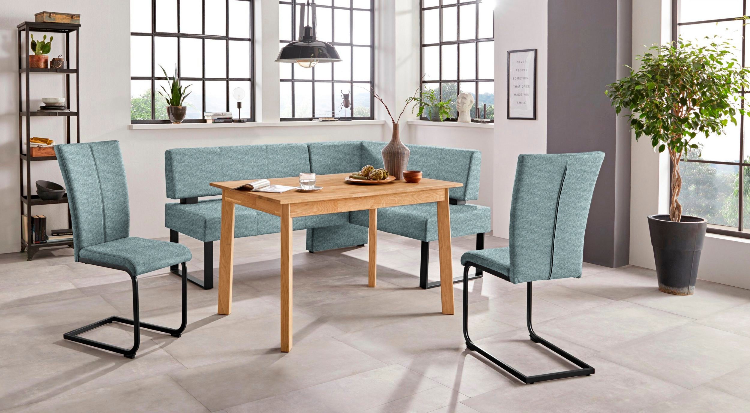 Home affaire Vrijdragende stoel Oliver Stoel belastbaar tot 120 kg (set, 2 stuks)