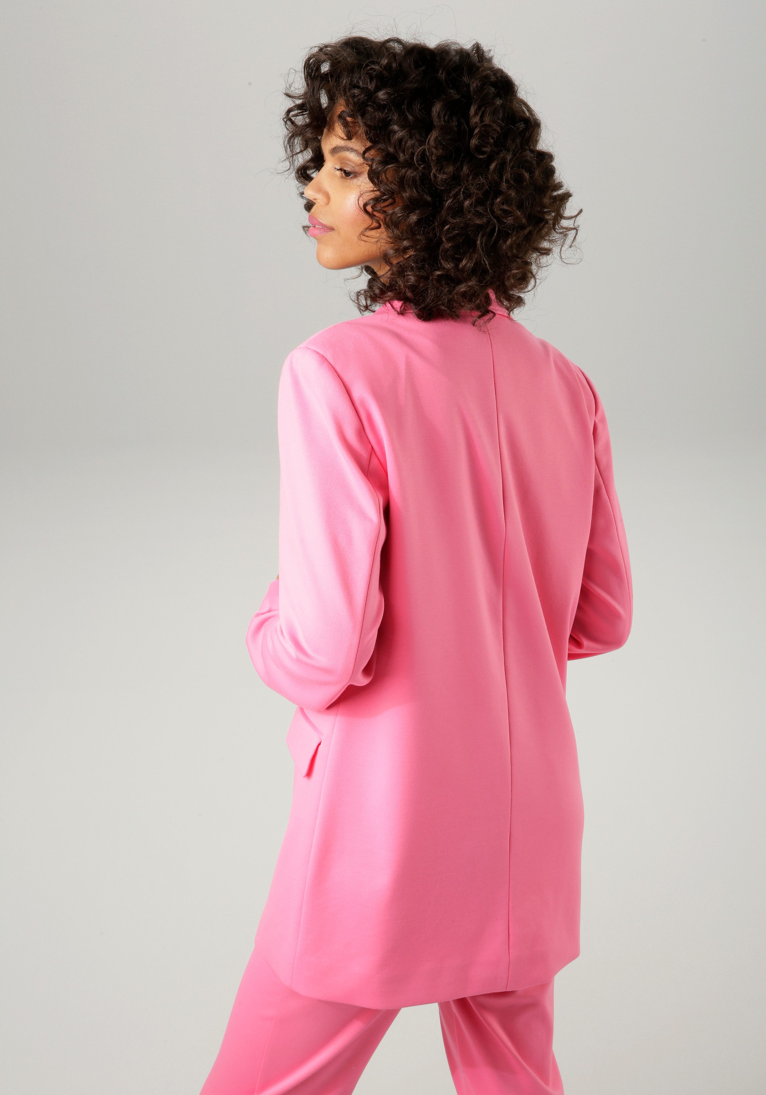 Aniston CASUAL Lange blazer met reverskraag