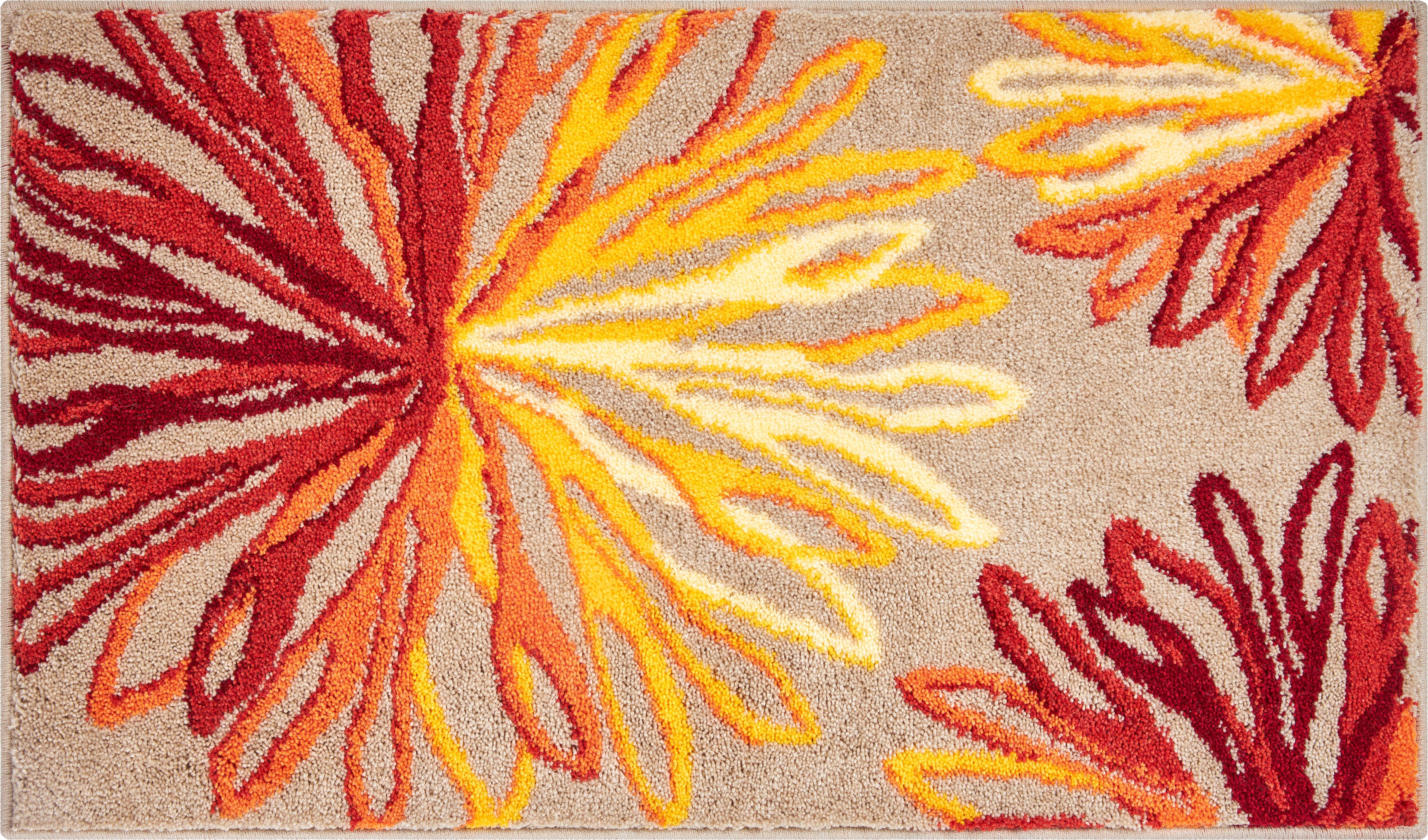 Grund Badmat ART bloemig patroon, elegante badmat (1 stuk)