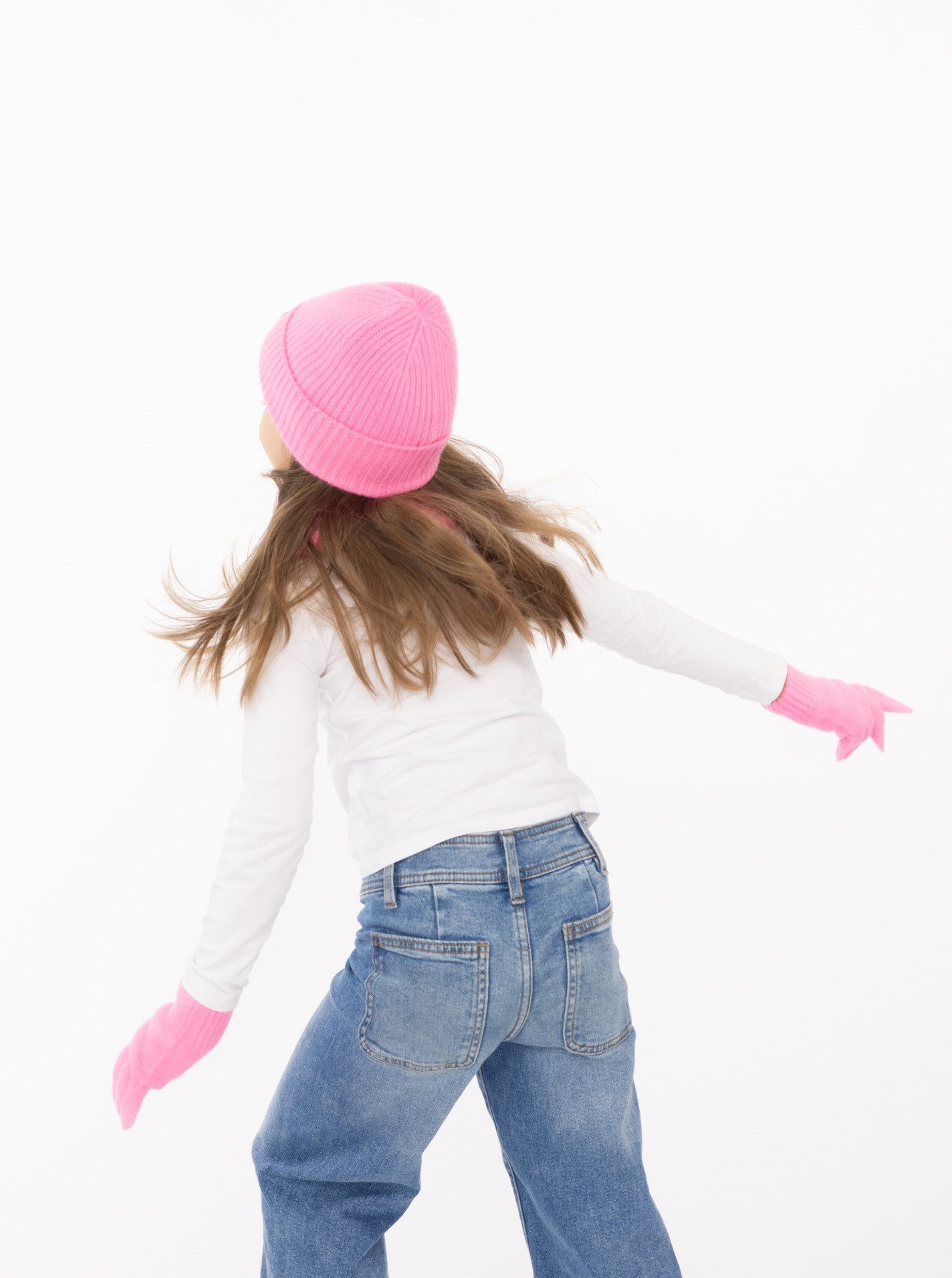 Zwillingsherz Gebreide handschoenen Kids-kasjmier handschoenen