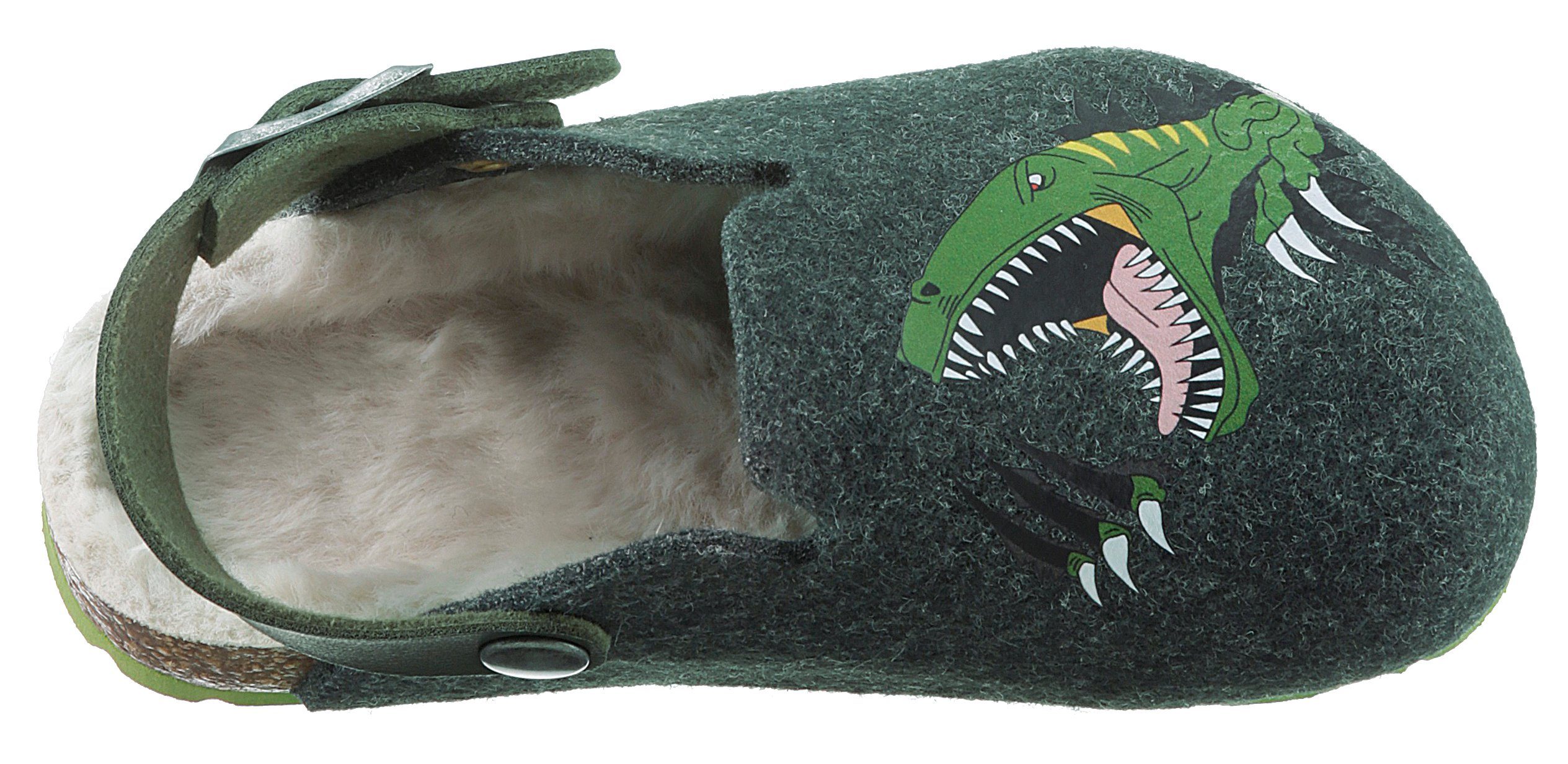Superfit Pantoffels FUSSBETTPANTOFFEL WMS: middel met verwarmende kunstbont binnenzool