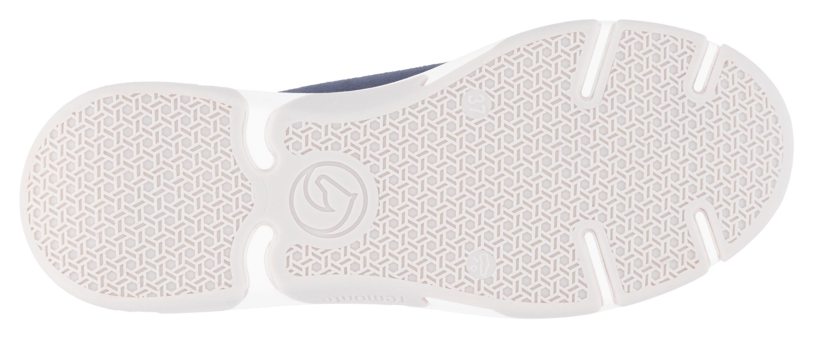 Remonte Sneakers met sleehak vrijetijdsschoen, lage schoen, veterschoen in vegan uitvoering