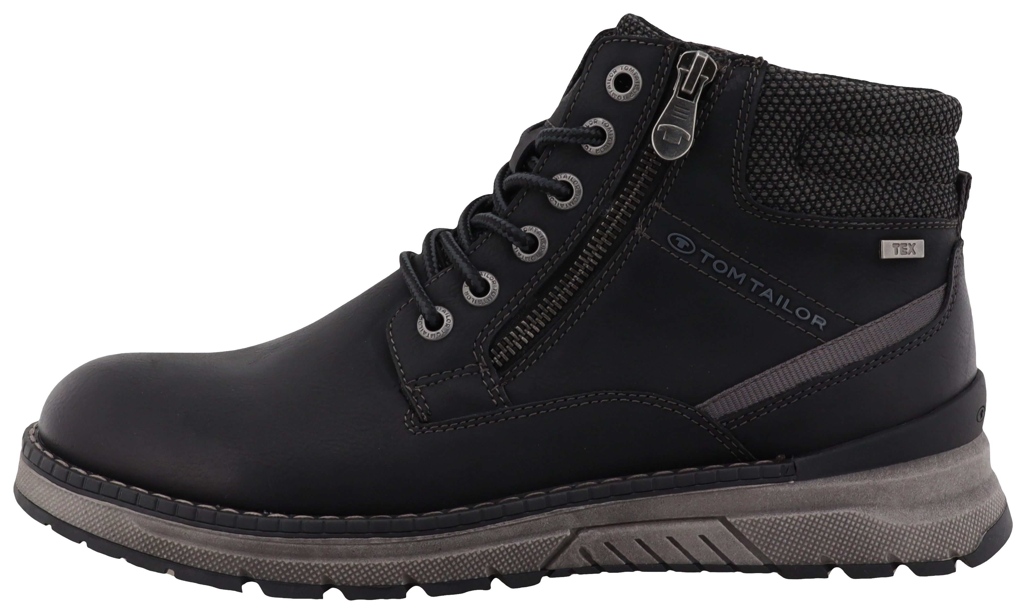 Tom Tailor Veterschoenen , herfstmode, outdoorschoen met gevoerde schacht