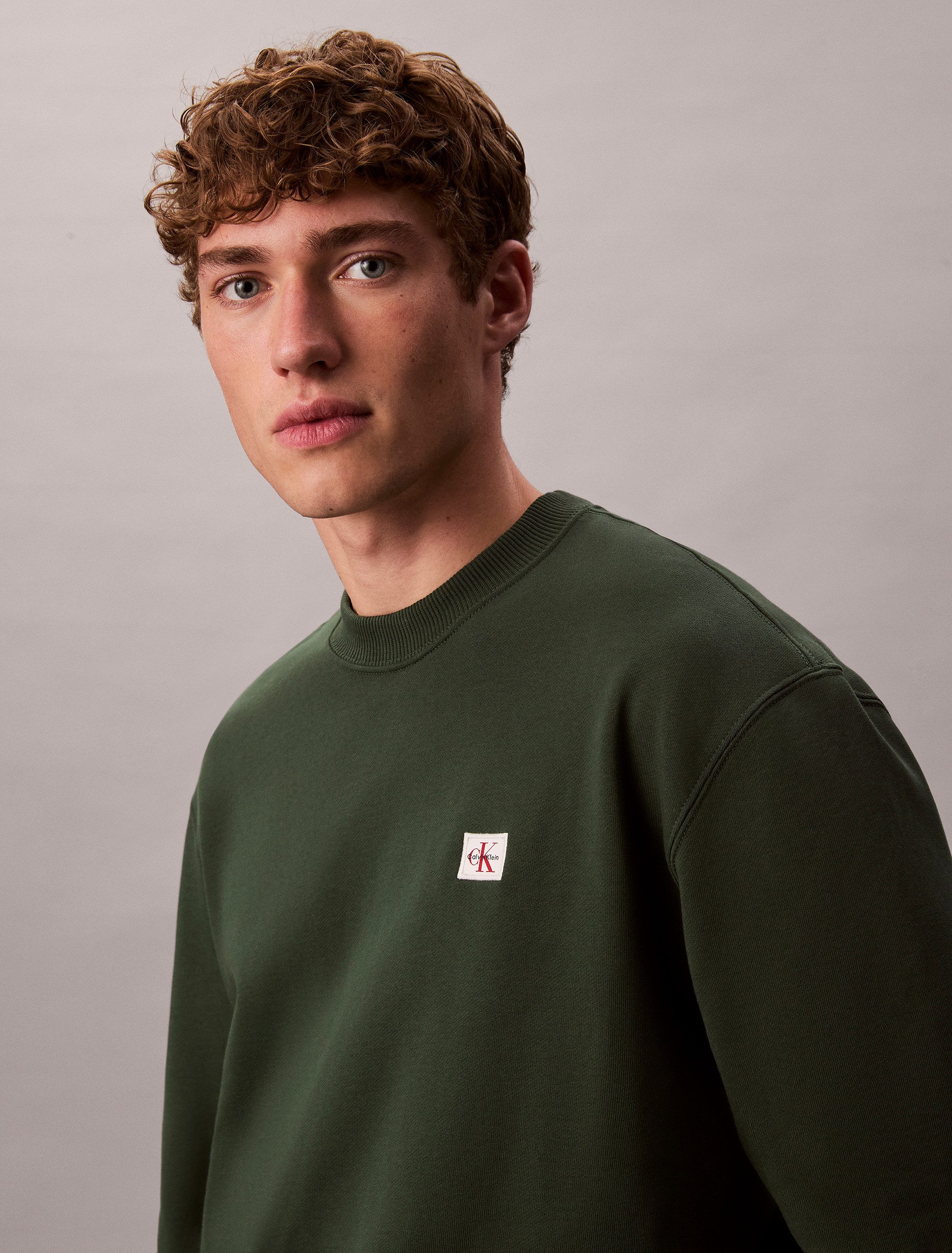 Calvin Klein Sweatshirt 400GSM TRRY BDG CRWN