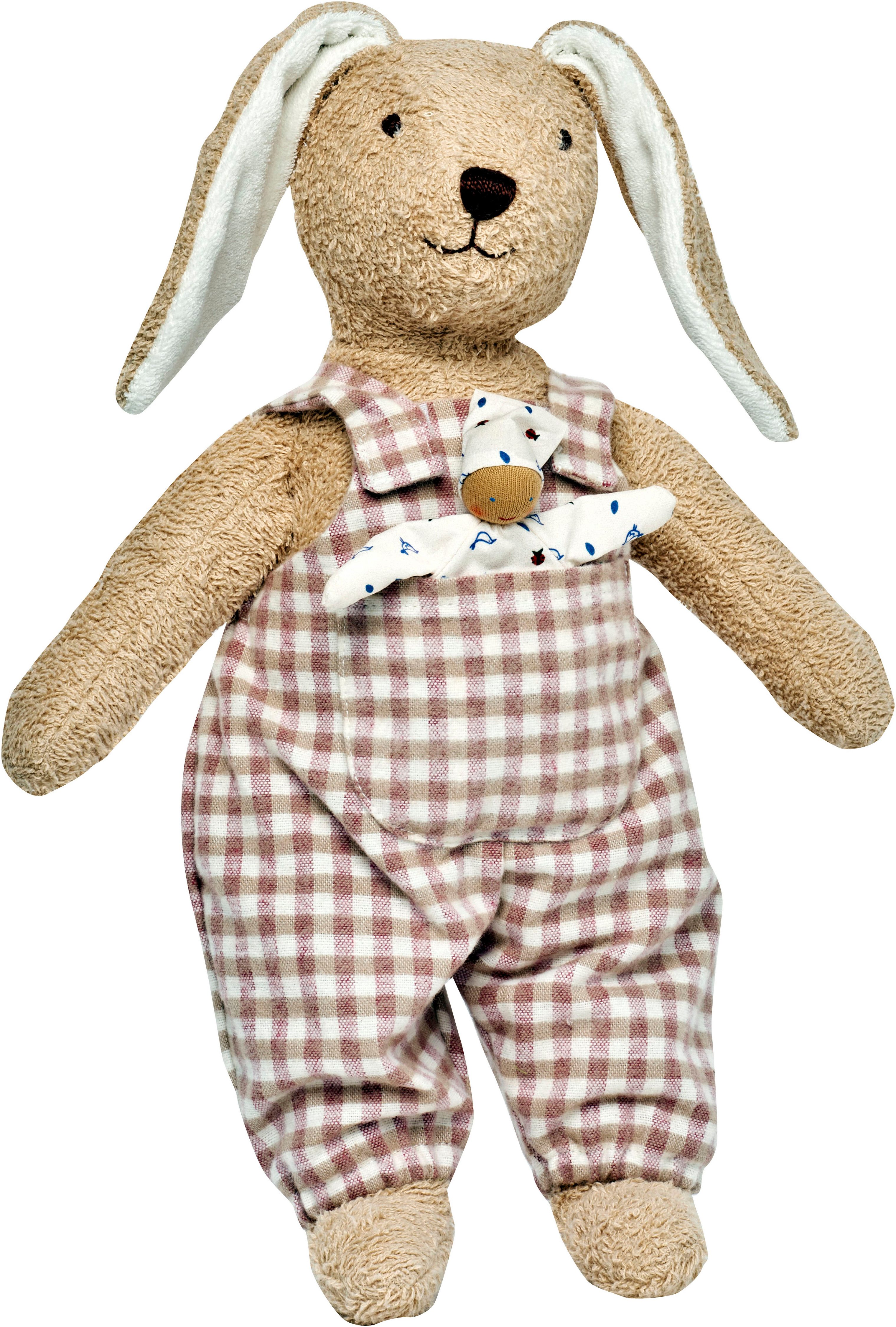 Käthe Kruse Knuffelbeest Hugo haas, staand