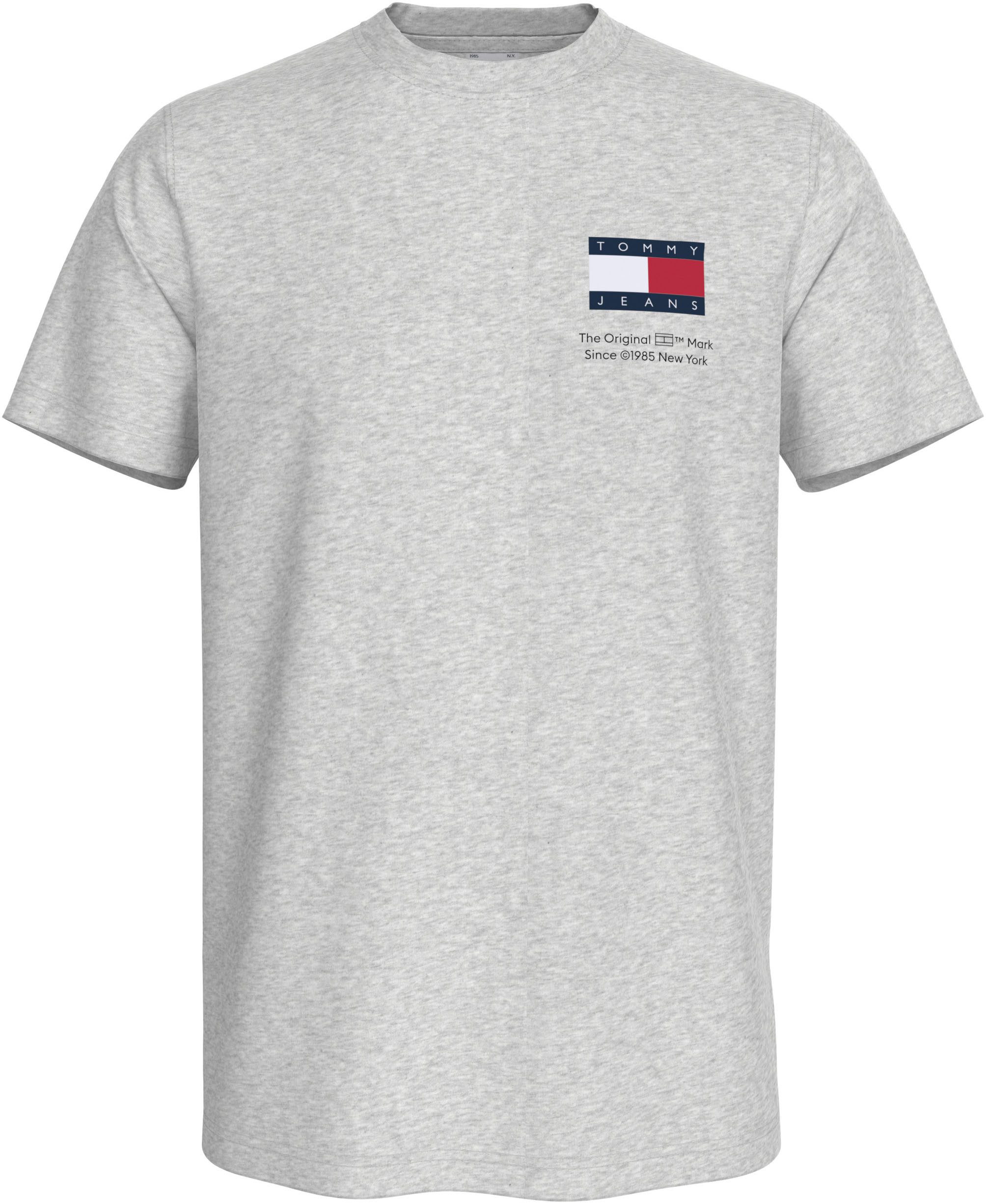 Tommy Jeans Plus T-shirt TJM SLIM ESSENTIAL FLAG TEE EXT met tommy jeans logo-tekst grote maten