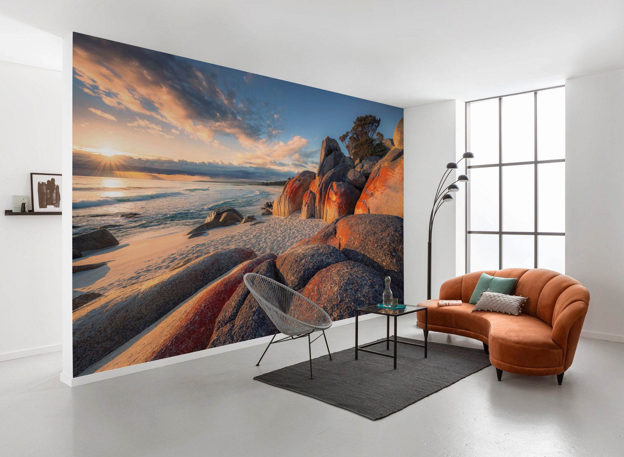 Komar Vliesbehang Digitale print vlies - Bay of Fires - Afmeting 400 x 280 cm (8 stuks)
