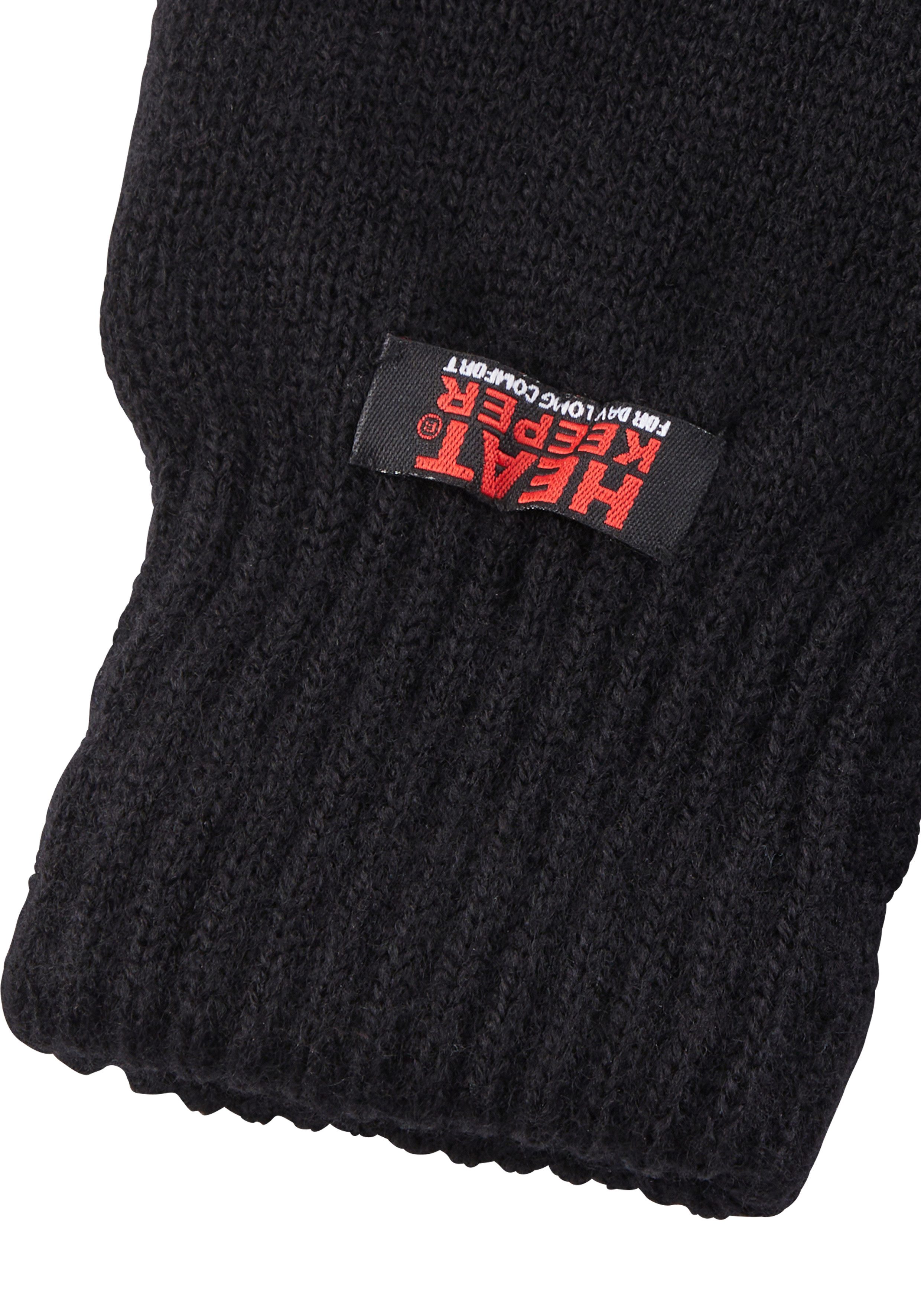 HEAT keeper Gebreide handschoenen Elastische manchetten, speciaal garen met hoge dichtheid, TOG 2.3