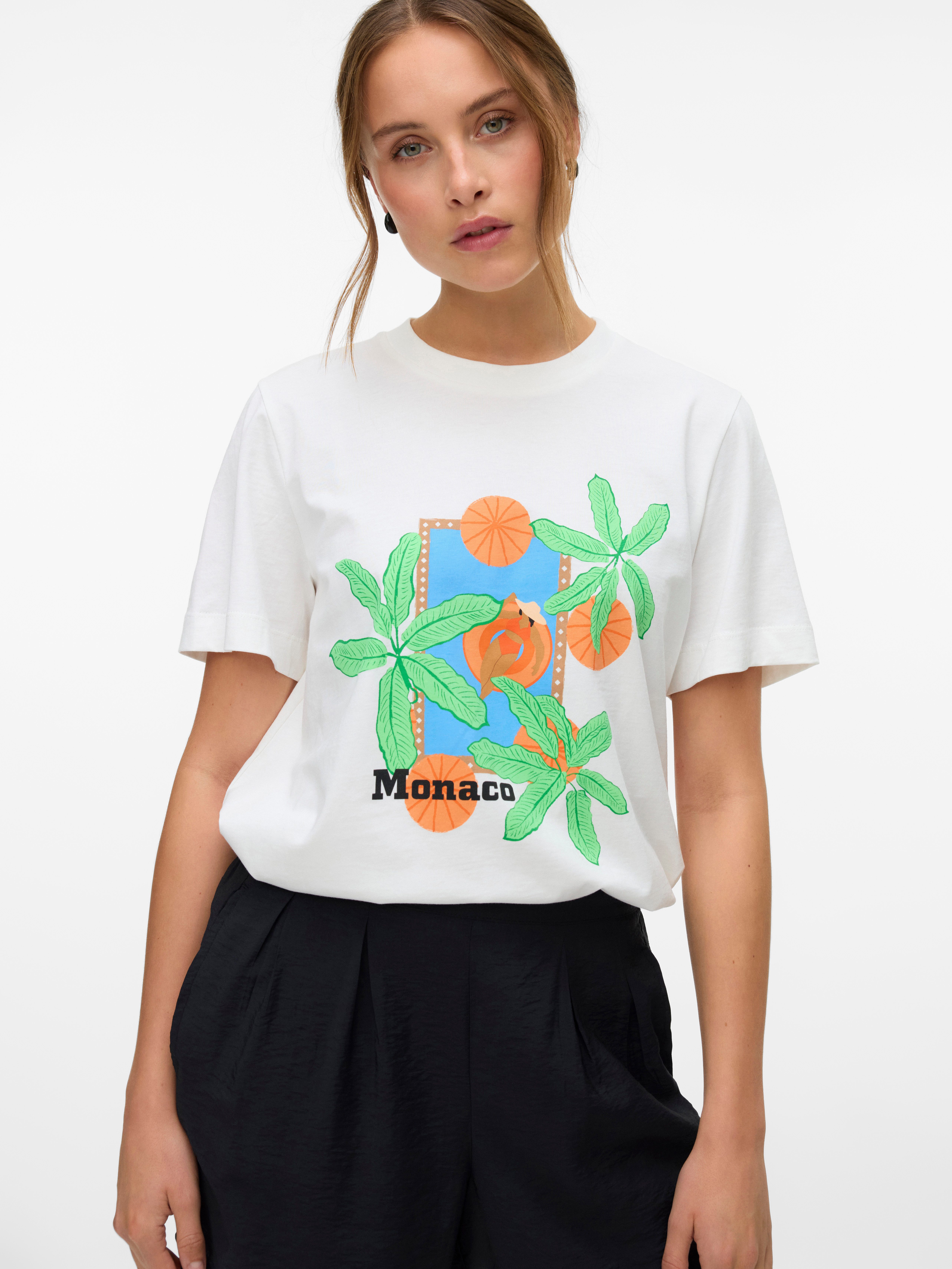 Vero Moda Shirt met korte mouwen VMBETA METTE SS TOP BOX JRS GA