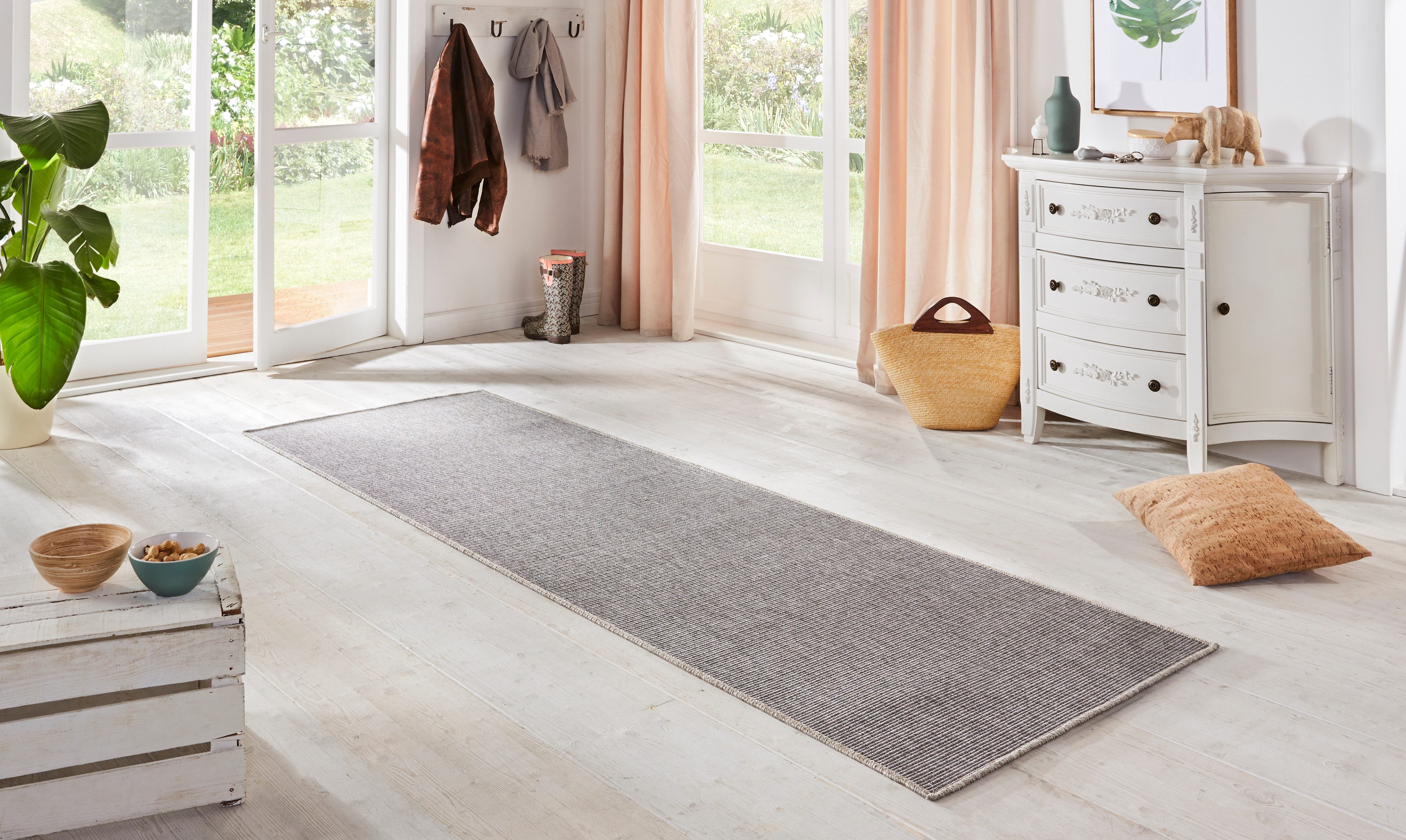 HANSE Home Loper Nature, in- en outdoor Vloerkleed, weerbestendig, balkon, hal, woonkamer, waterbestendig, sisal look