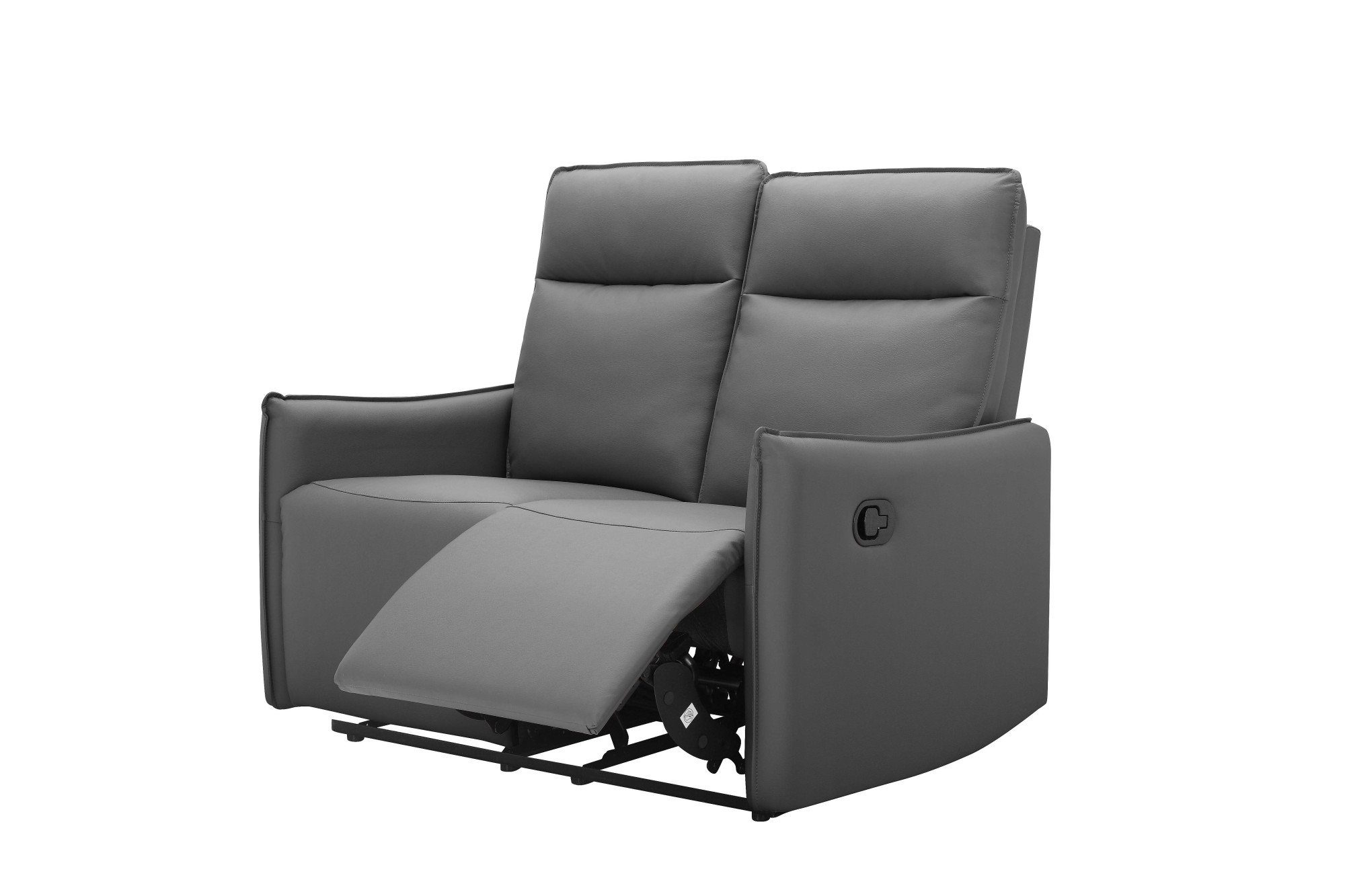 Dorel Home 2-zitsbank Lugo, bioscoopbank met relaxfunctie in kunstleer en geweven stof