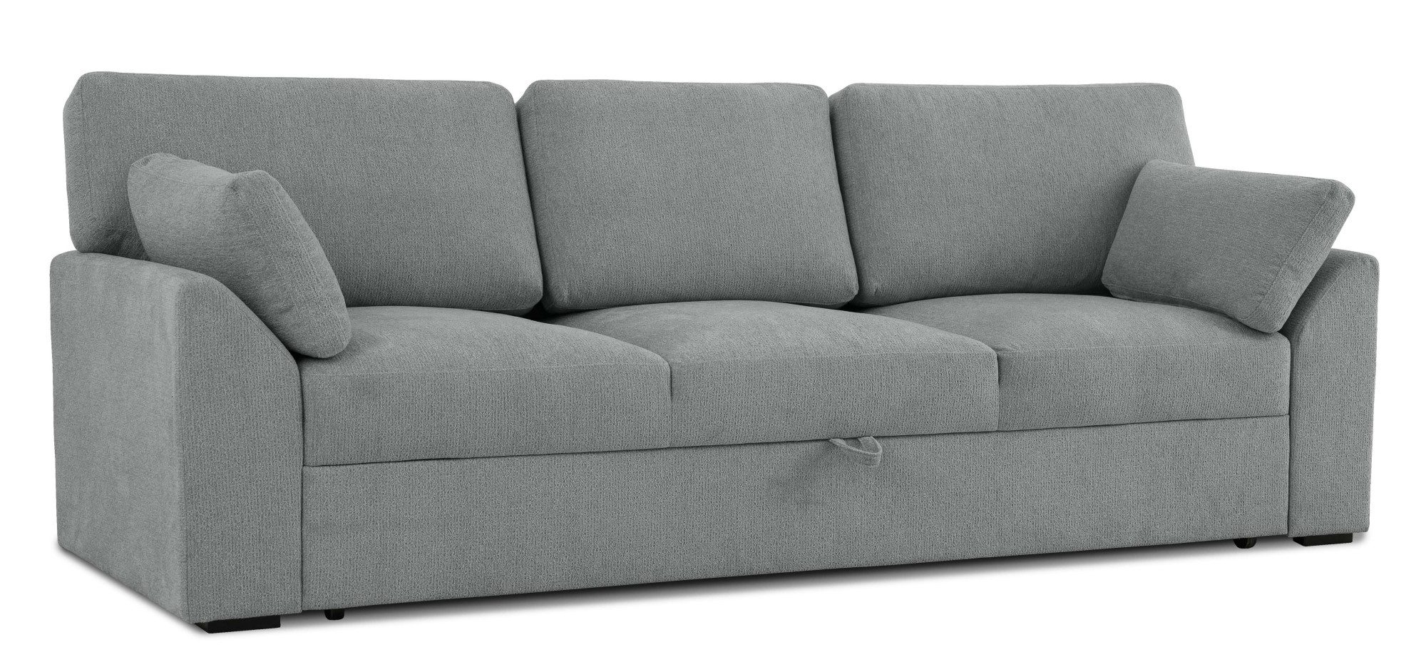Home affaire 3-zitsbank Citry Breedte 233 cm, chenille, met bedfunctie, ligoppervlak 144x190 cm